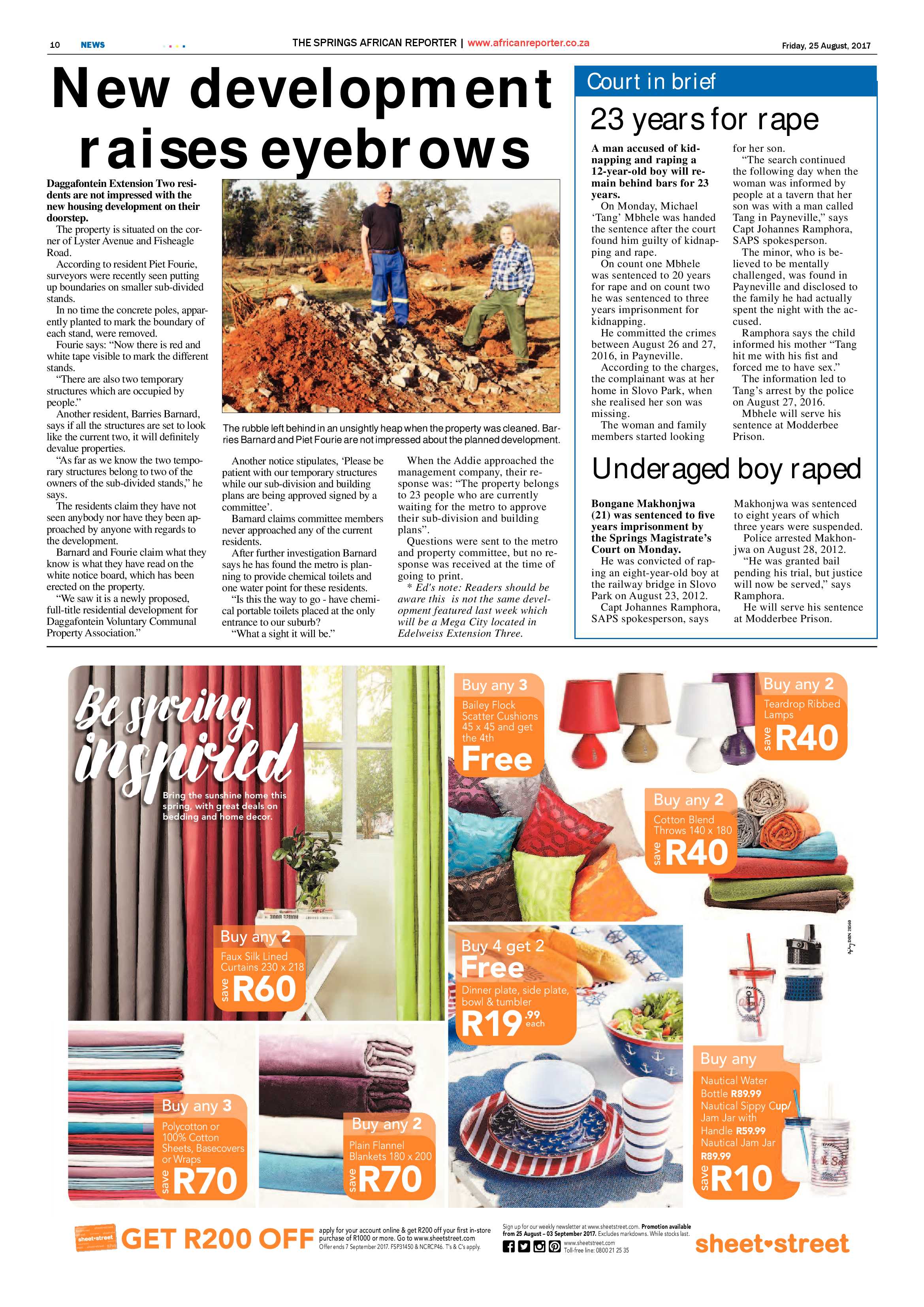 African Reporter 25 August 2017 page 10