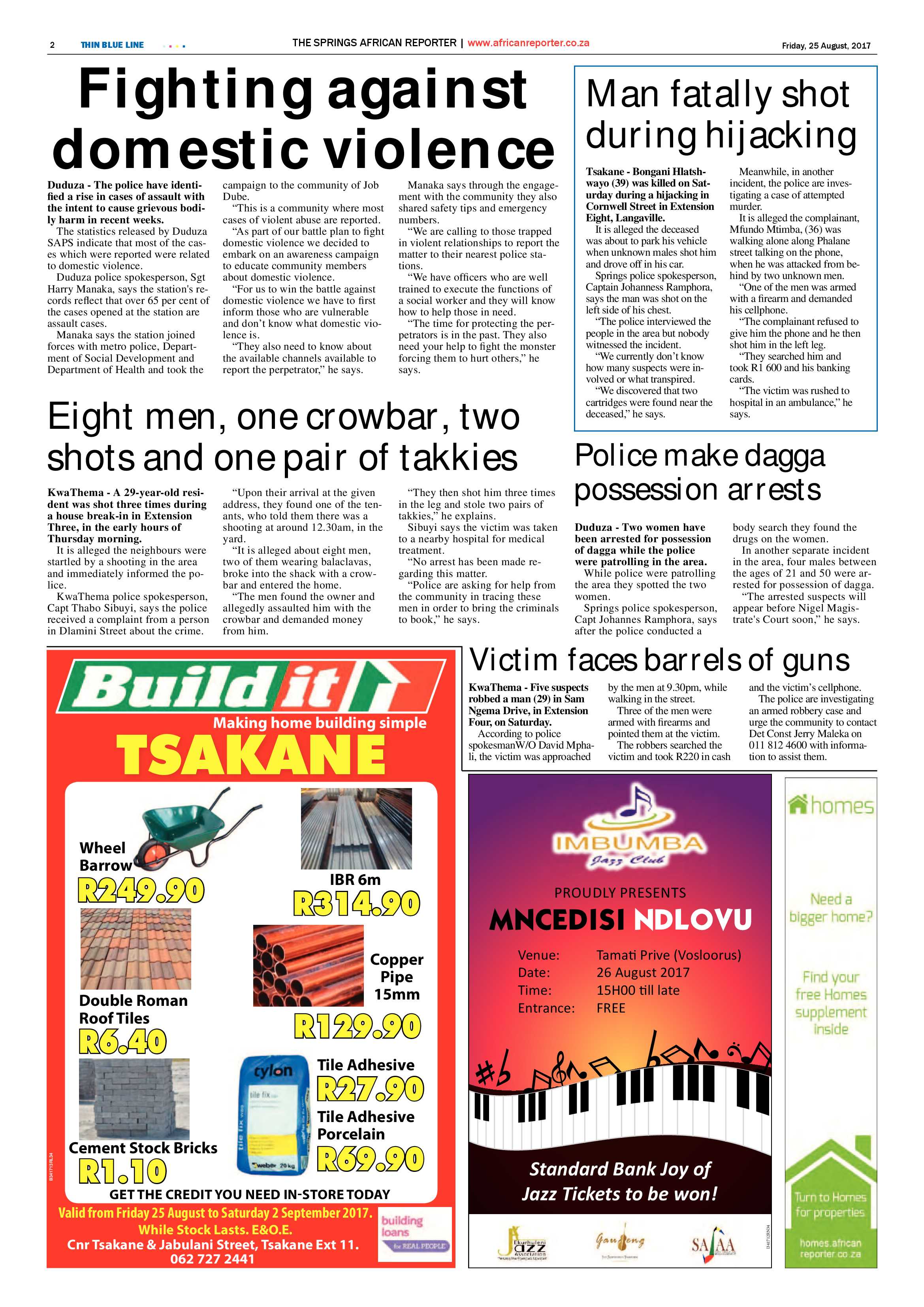 African Reporter 25 August 2017 page 2