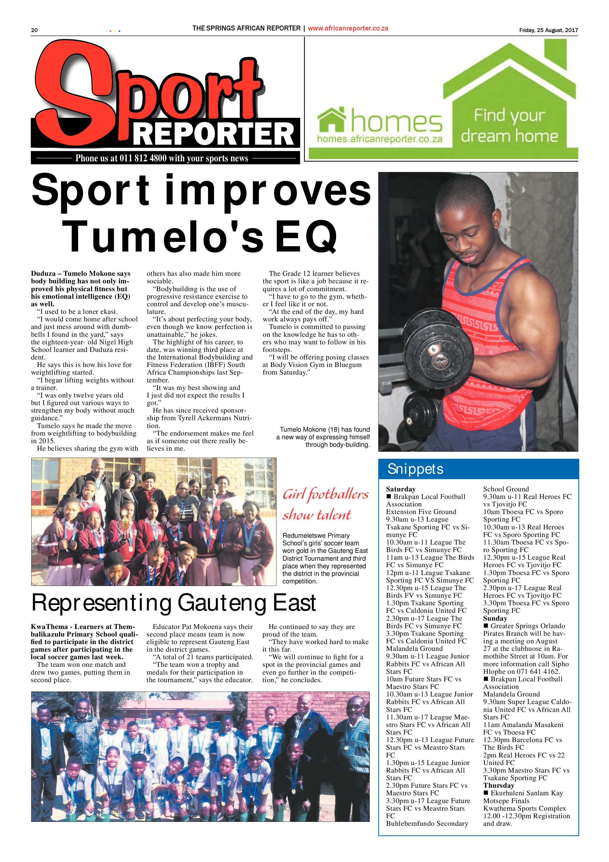 African Reporter 25 August 2017 page 20