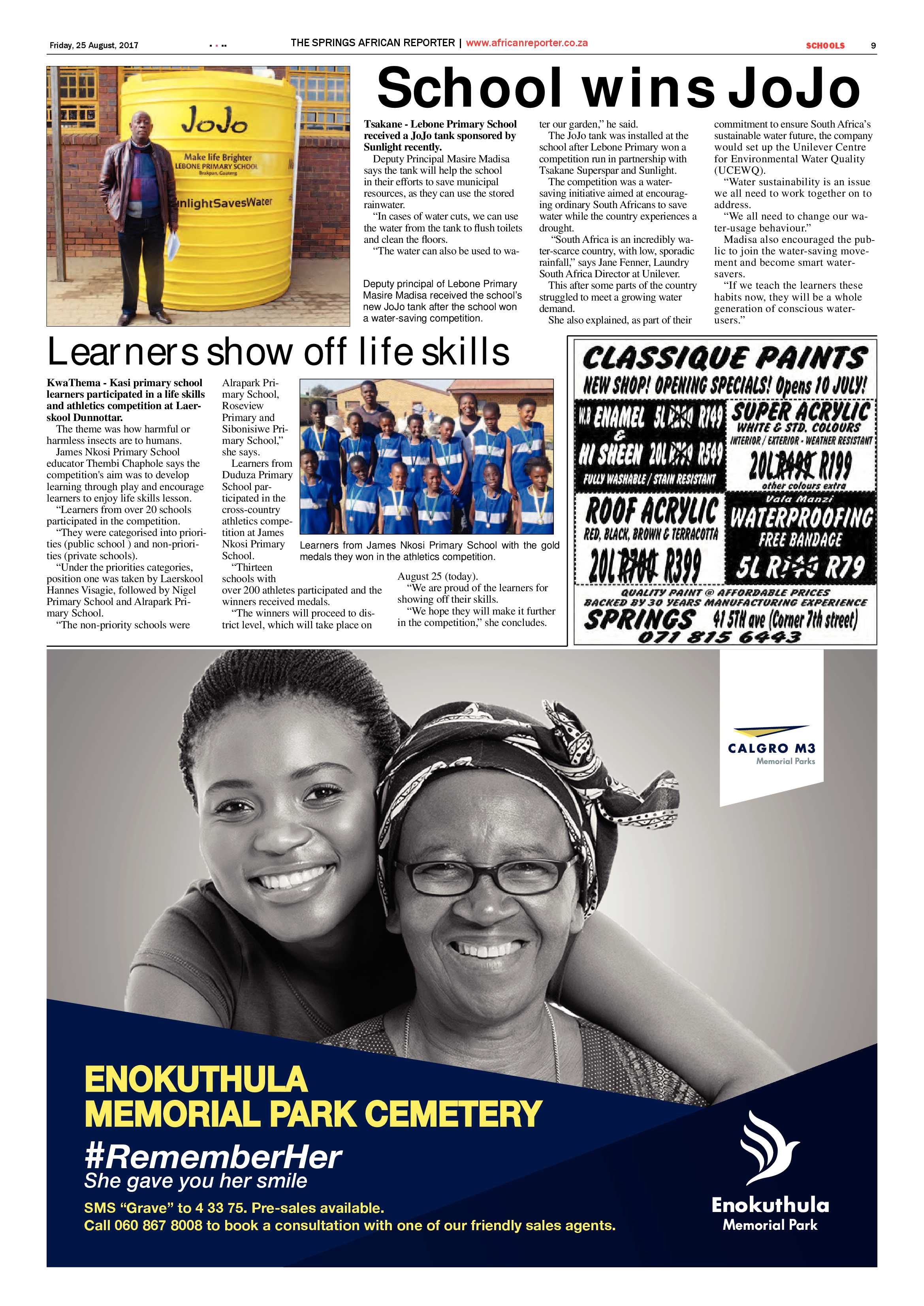 African Reporter 25 August 2017 page 9