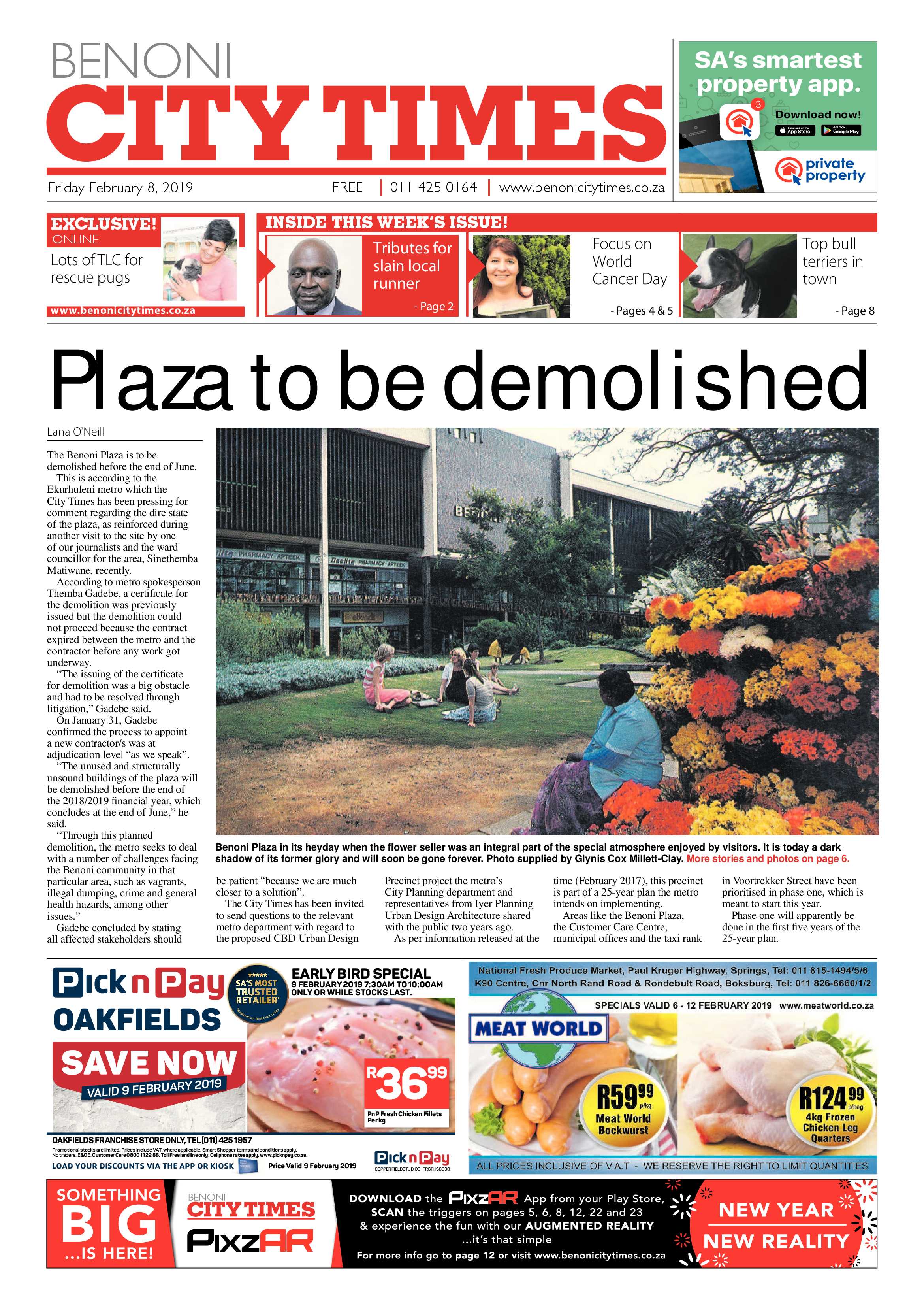Benoni City News 07 February 2019 page 1