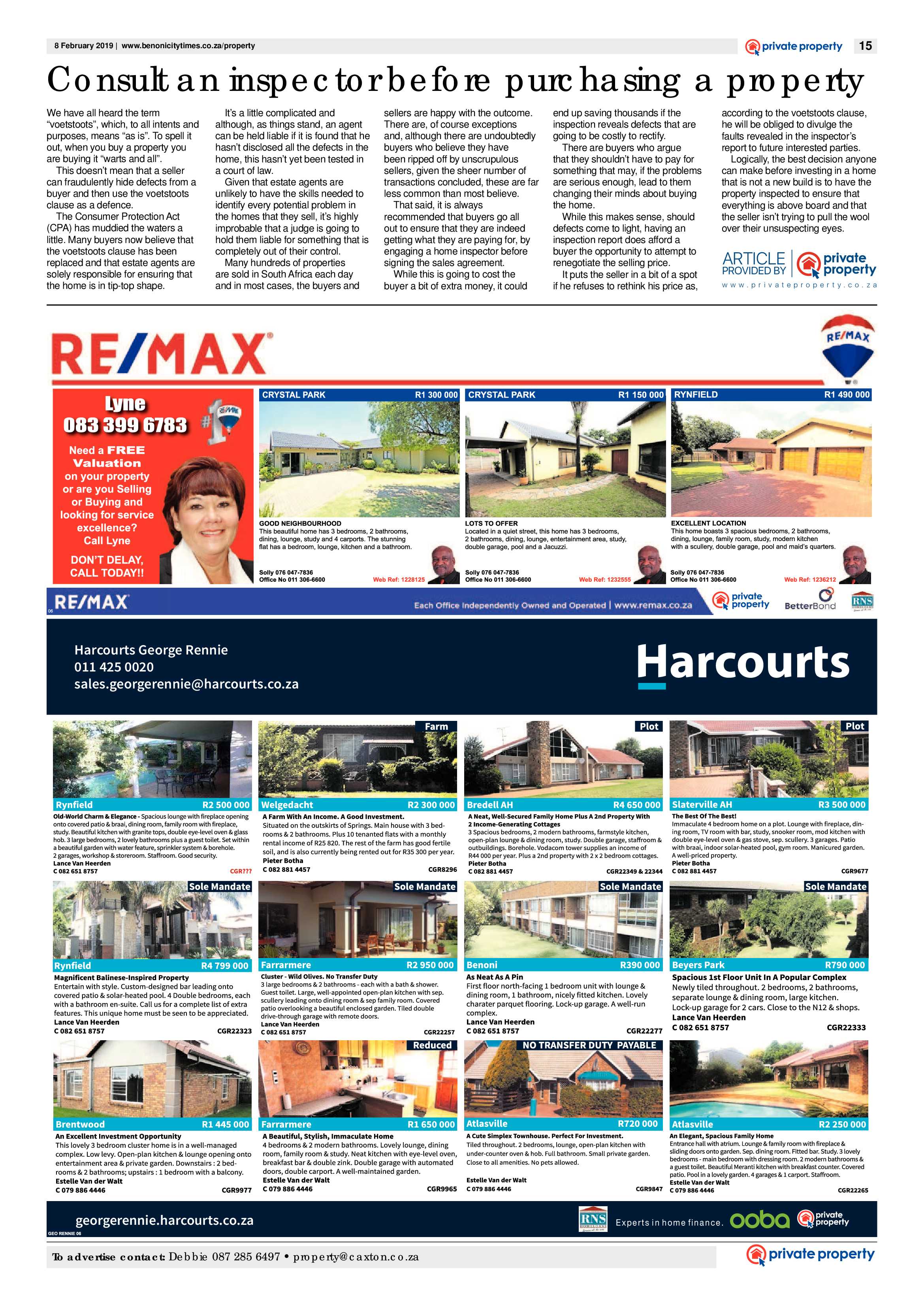 Benoni City News 07 February 2019 page 15