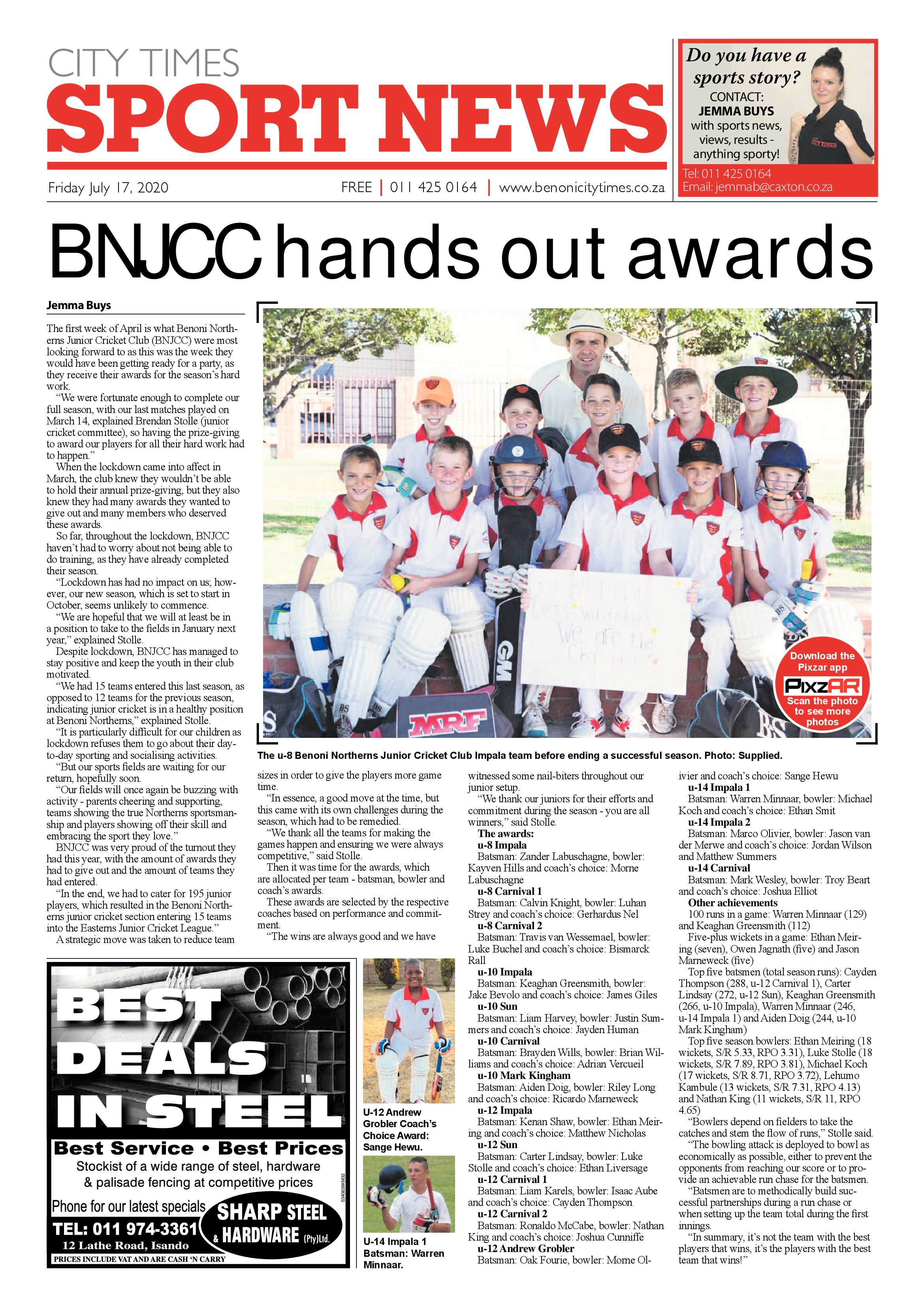 Benoni City News 16 July 2020 page 16