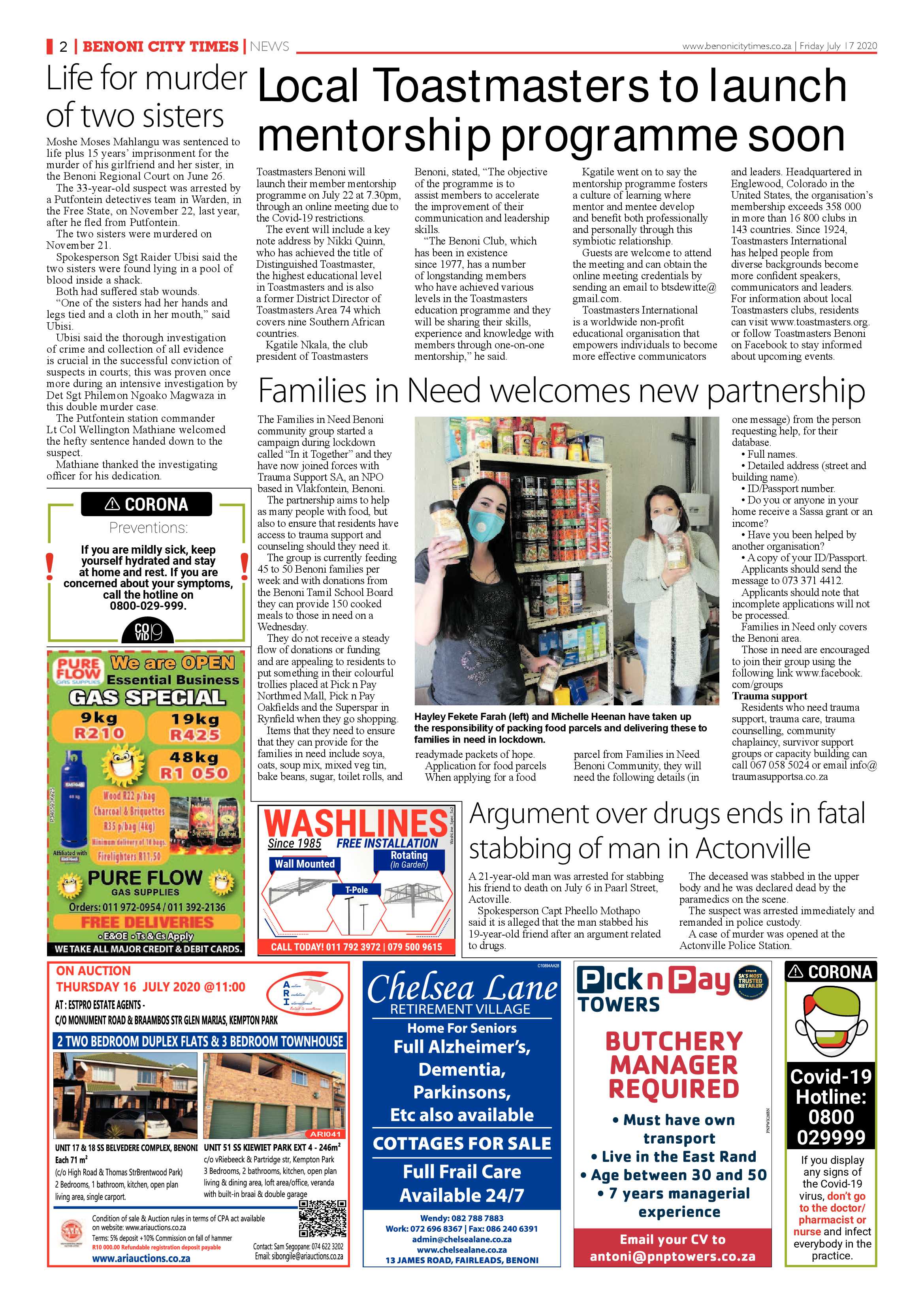 Benoni City News 16 July 2020 page 2