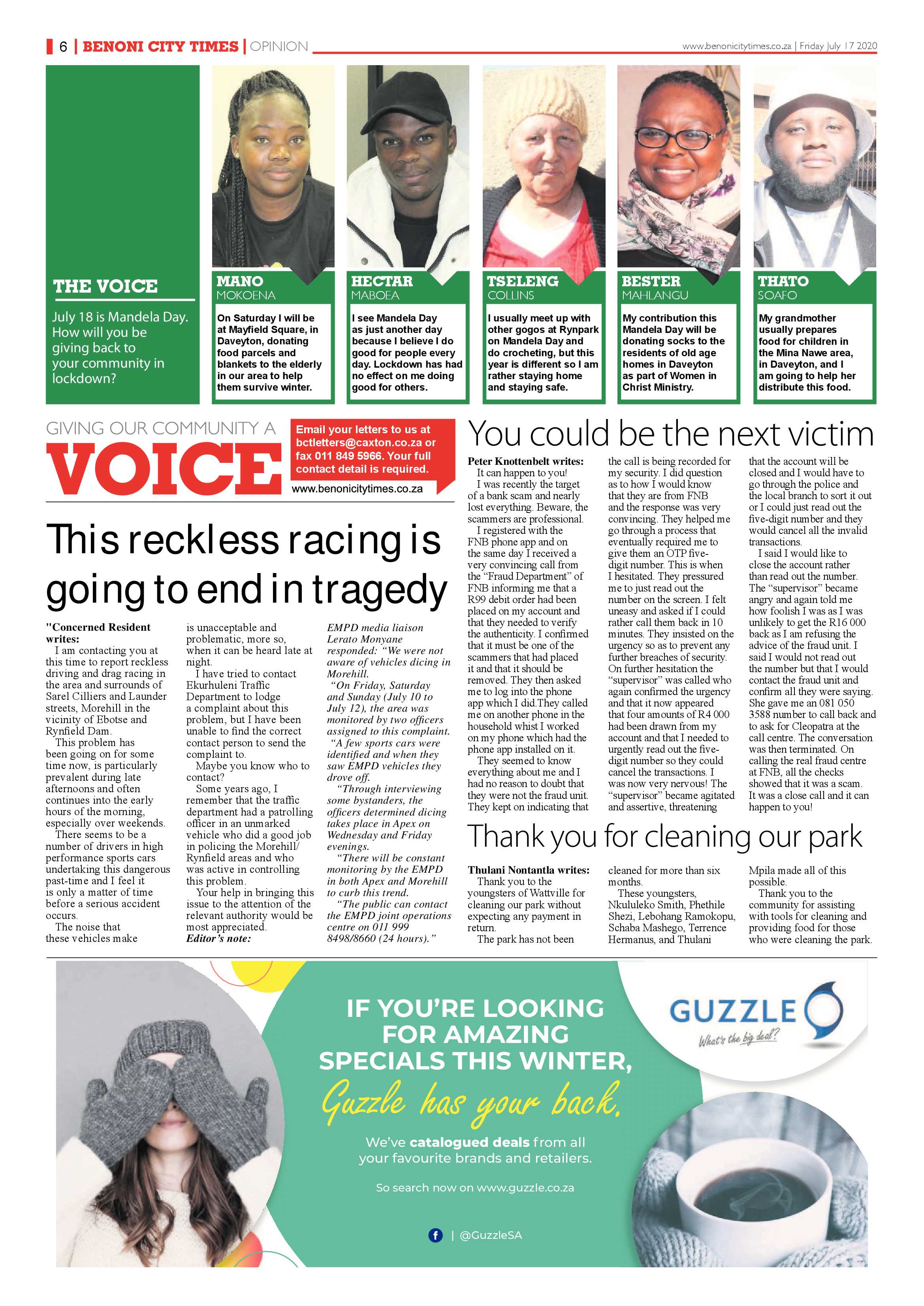 Benoni City News 16 July 2020 page 6