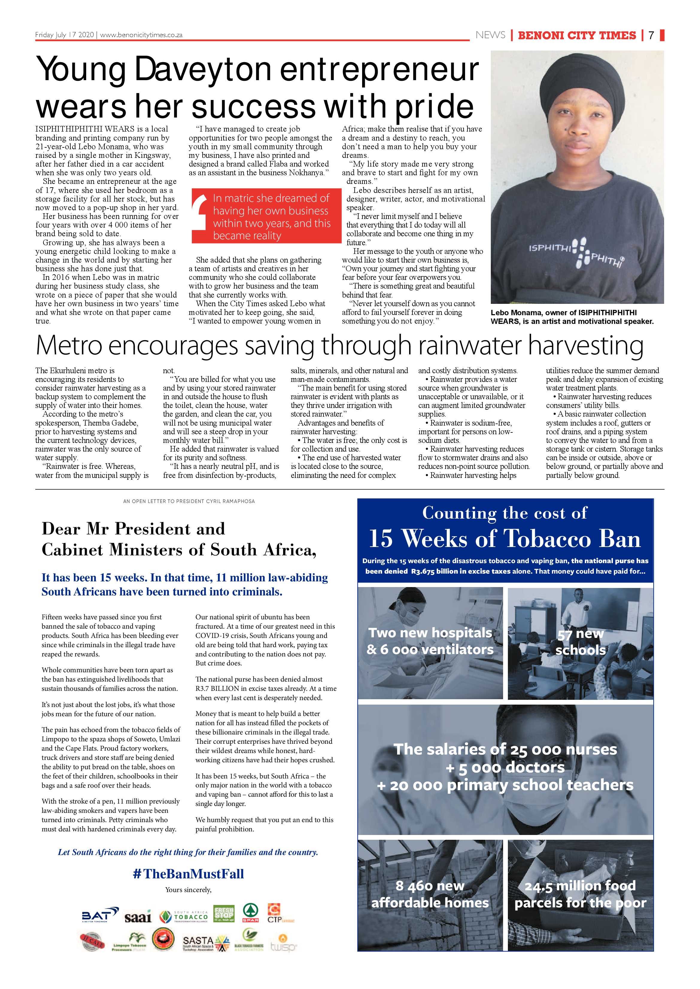 Benoni City News 16 July 2020 page 7