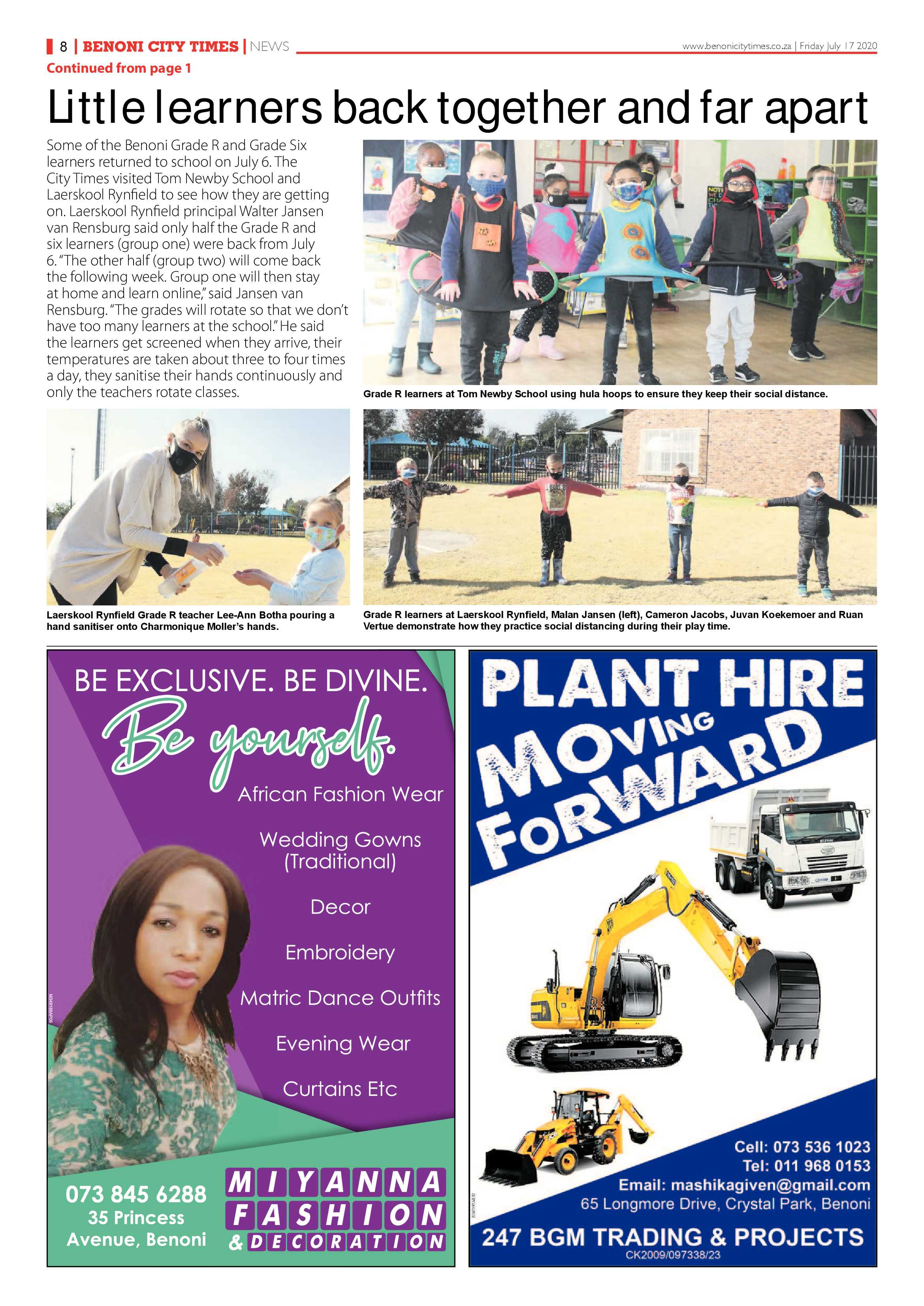 Benoni City News 16 July 2020 page 8
