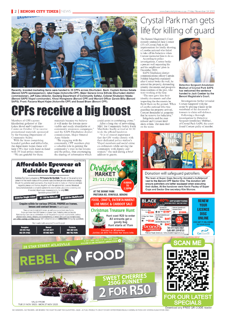 Benoni City Times 24 November 2023 page 2