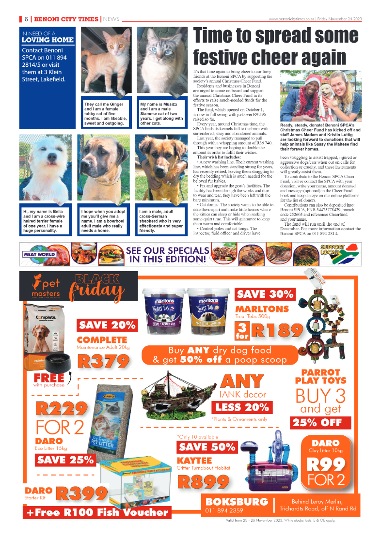 Benoni City Times 24 November 2023 page 6