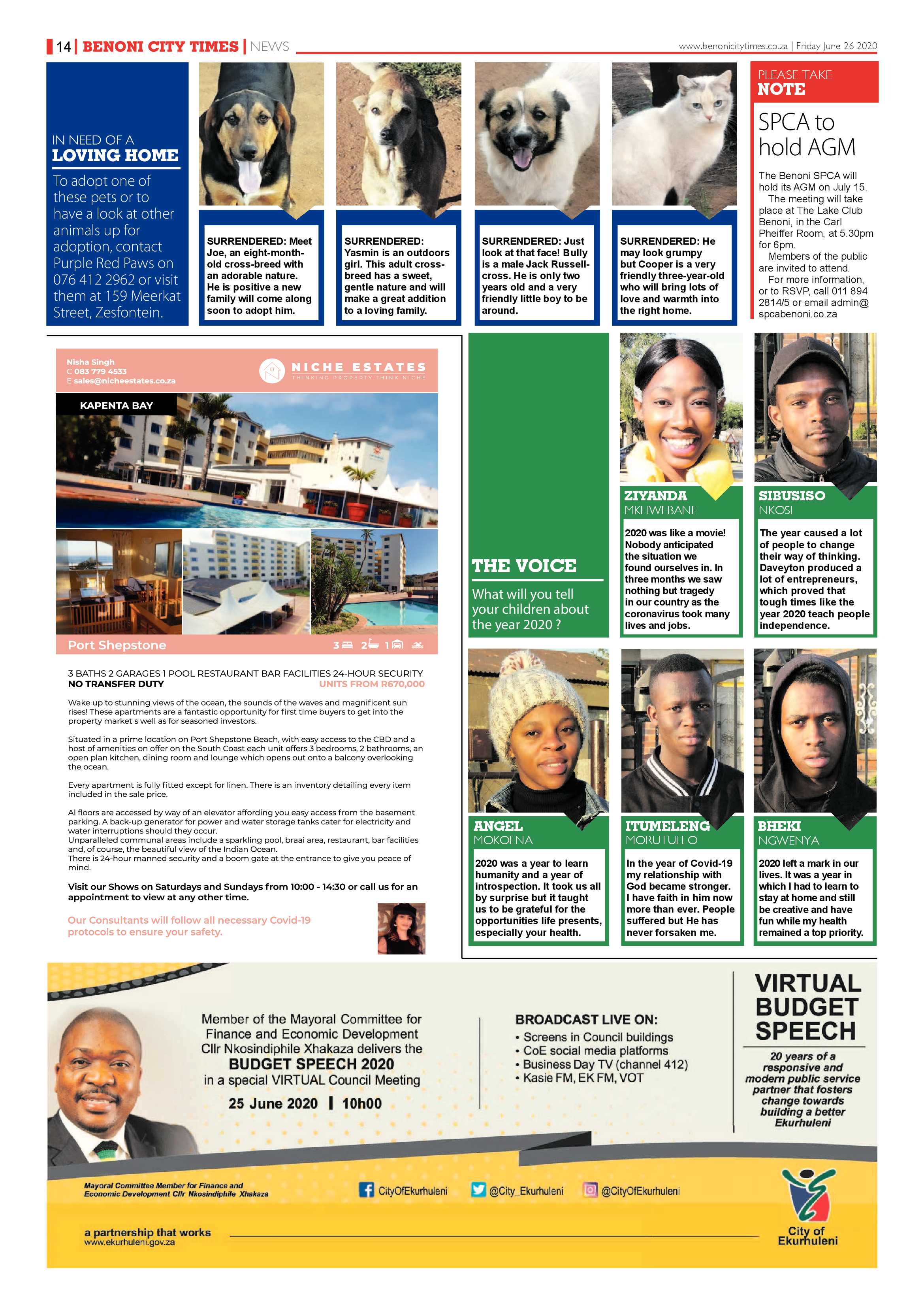 Benoni City Time 25 June 2020 page 14