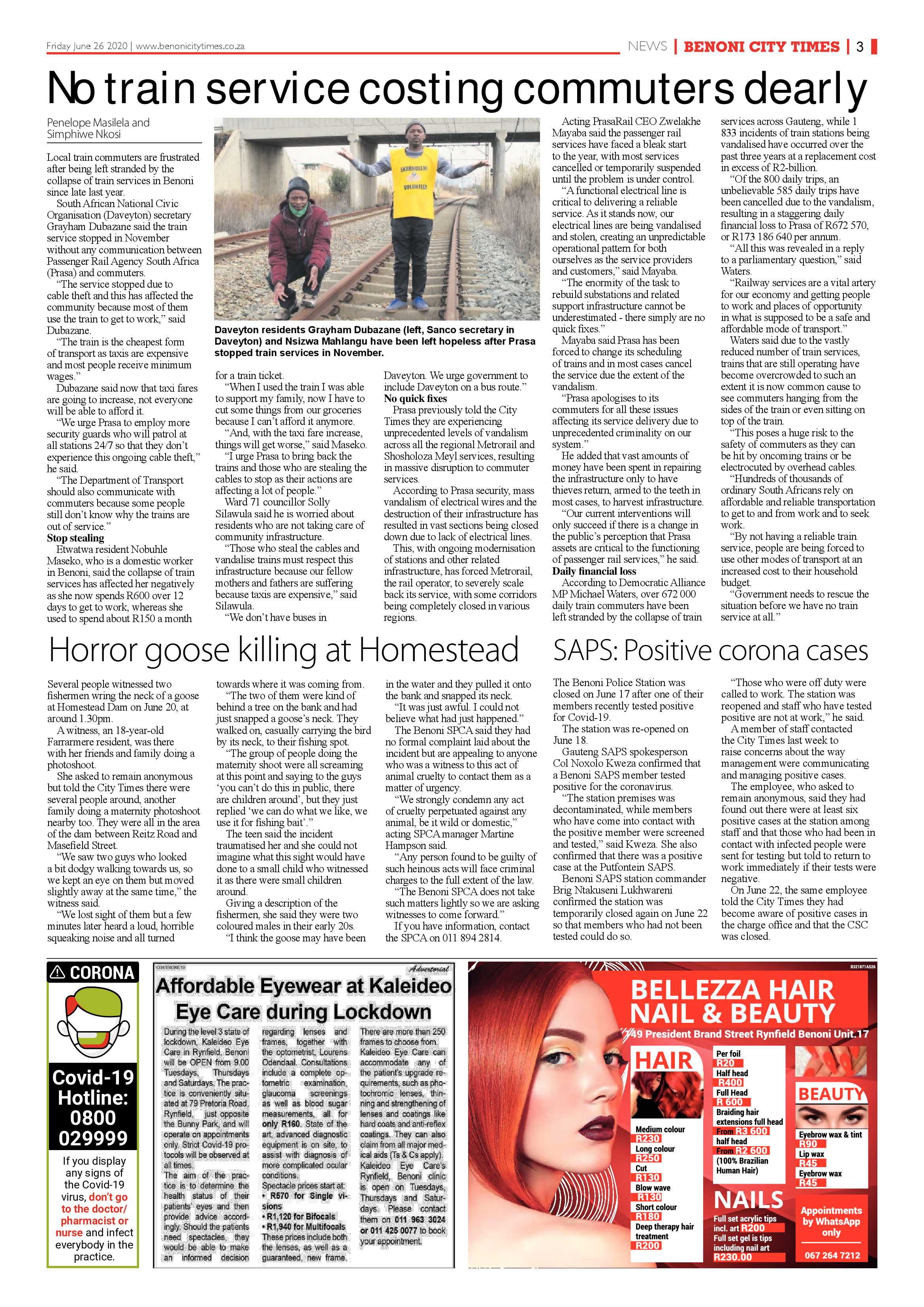 Benoni City Time 25 June 2020 page 3