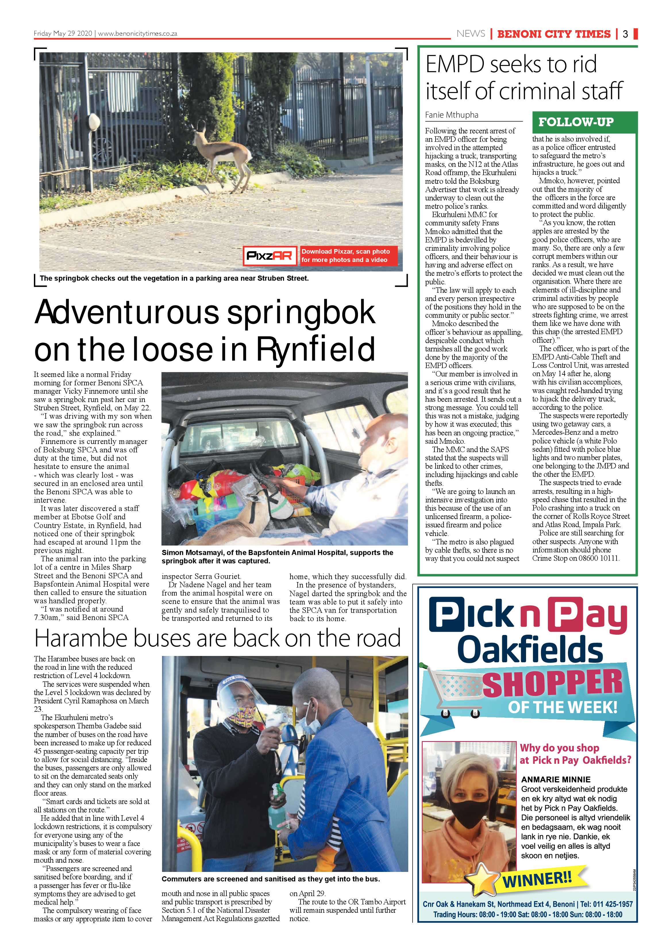 Benoni City News 27 May 2020 page 3