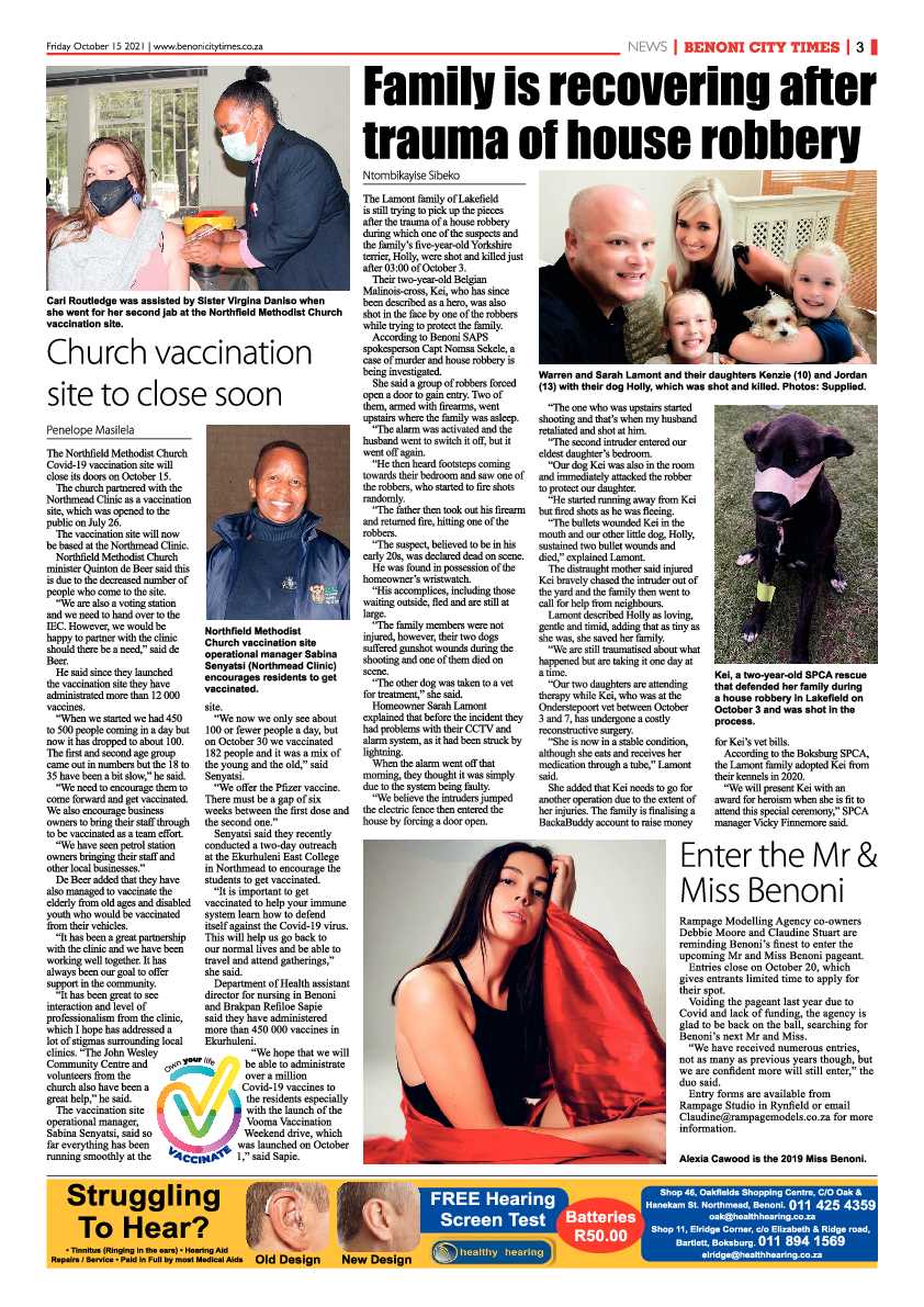 Benoni City Times15 October 2021 page 3