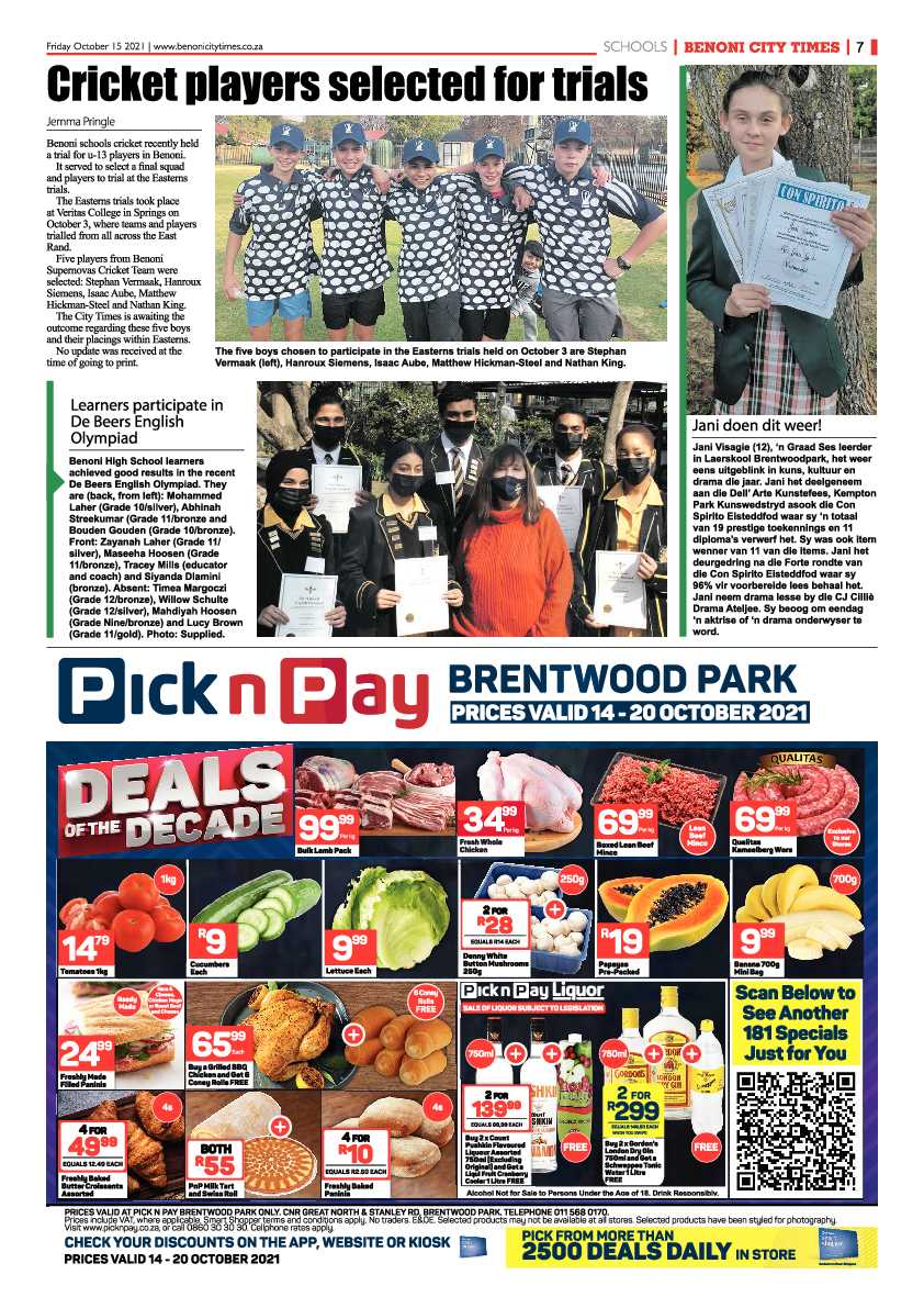 Benoni City Times15 October 2021 page 7