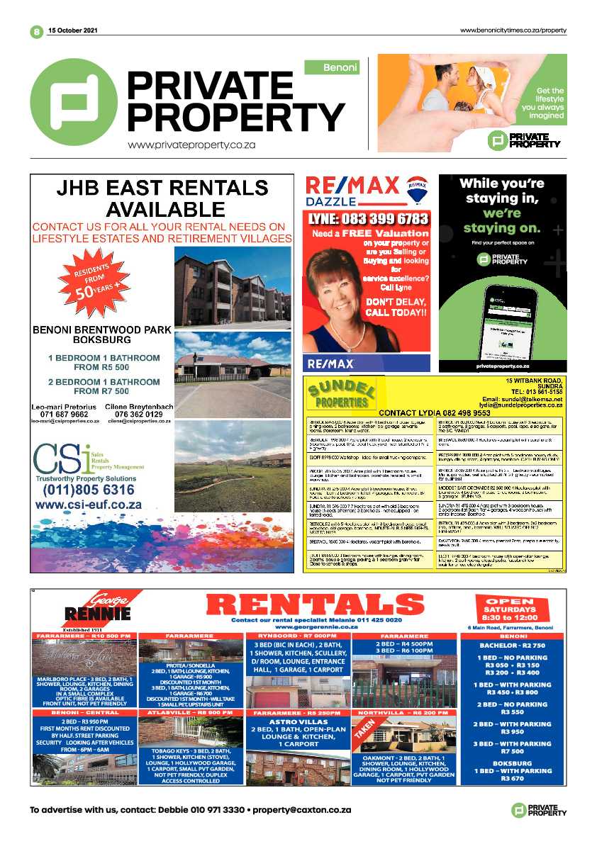 Benoni City Times15 October 2021 page 8