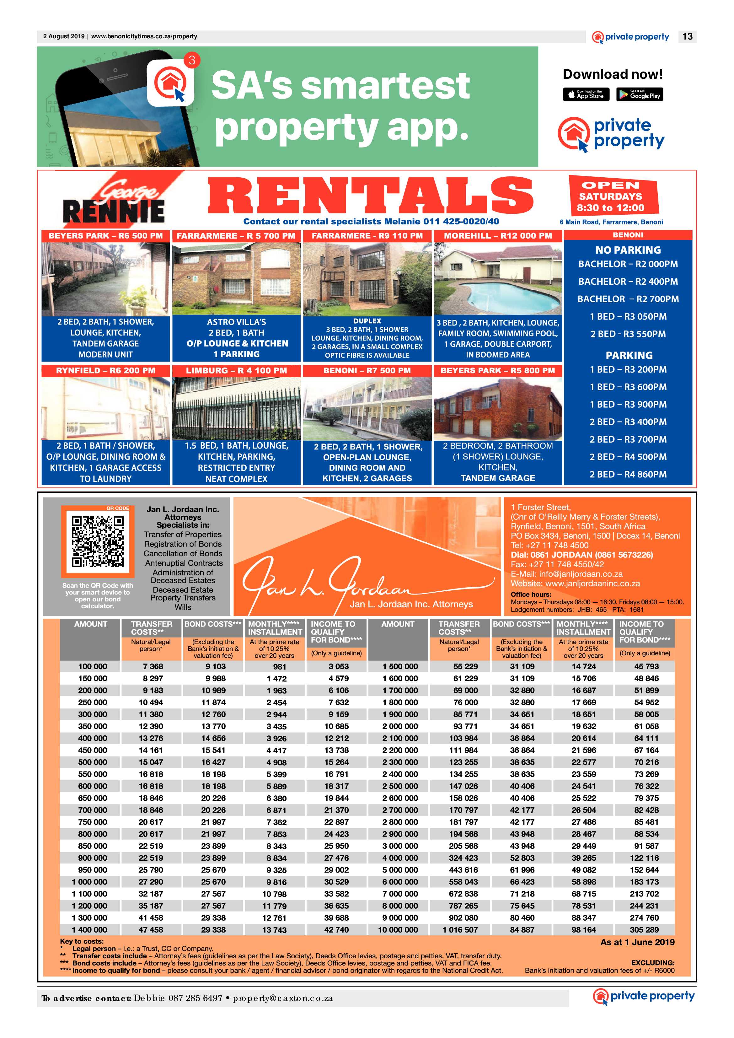 Benoni City Times 01 August 2019 page 13