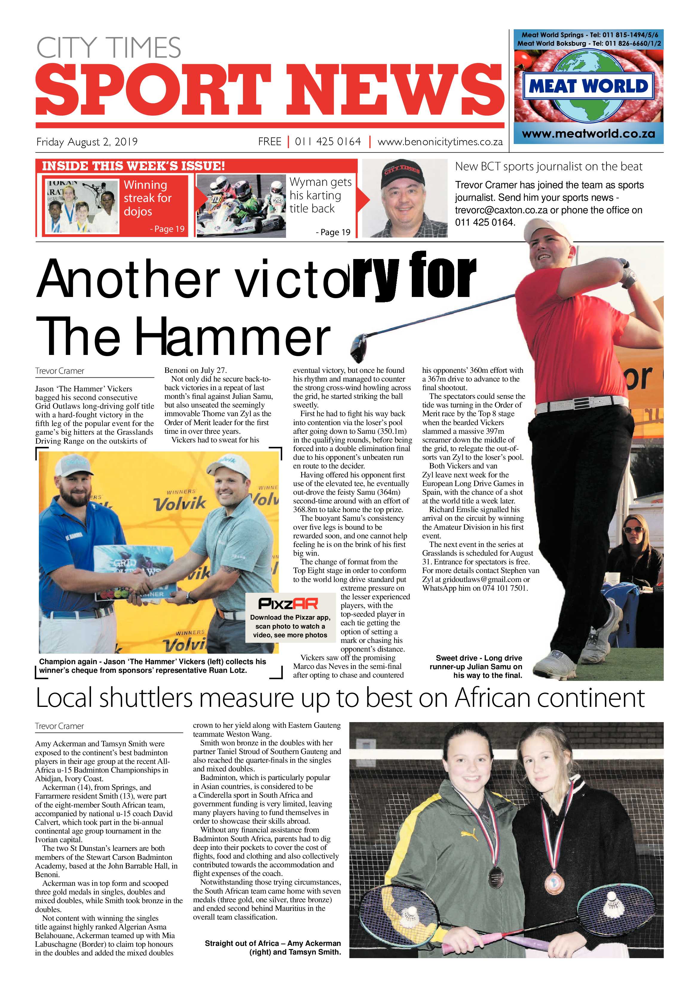 Benoni City Times 01 August 2019 page 20
