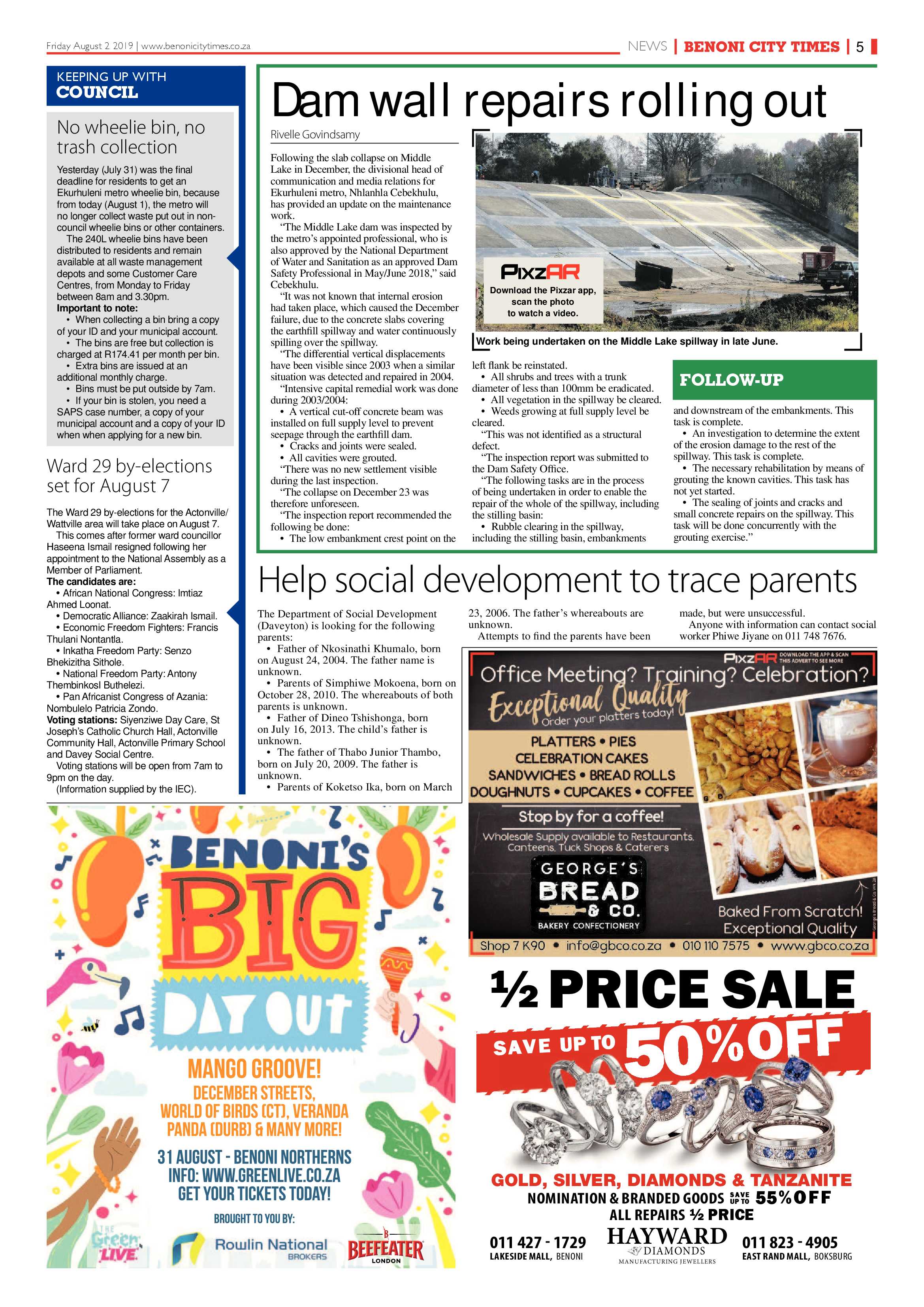 Benoni City Times 01 August 2019 page 5