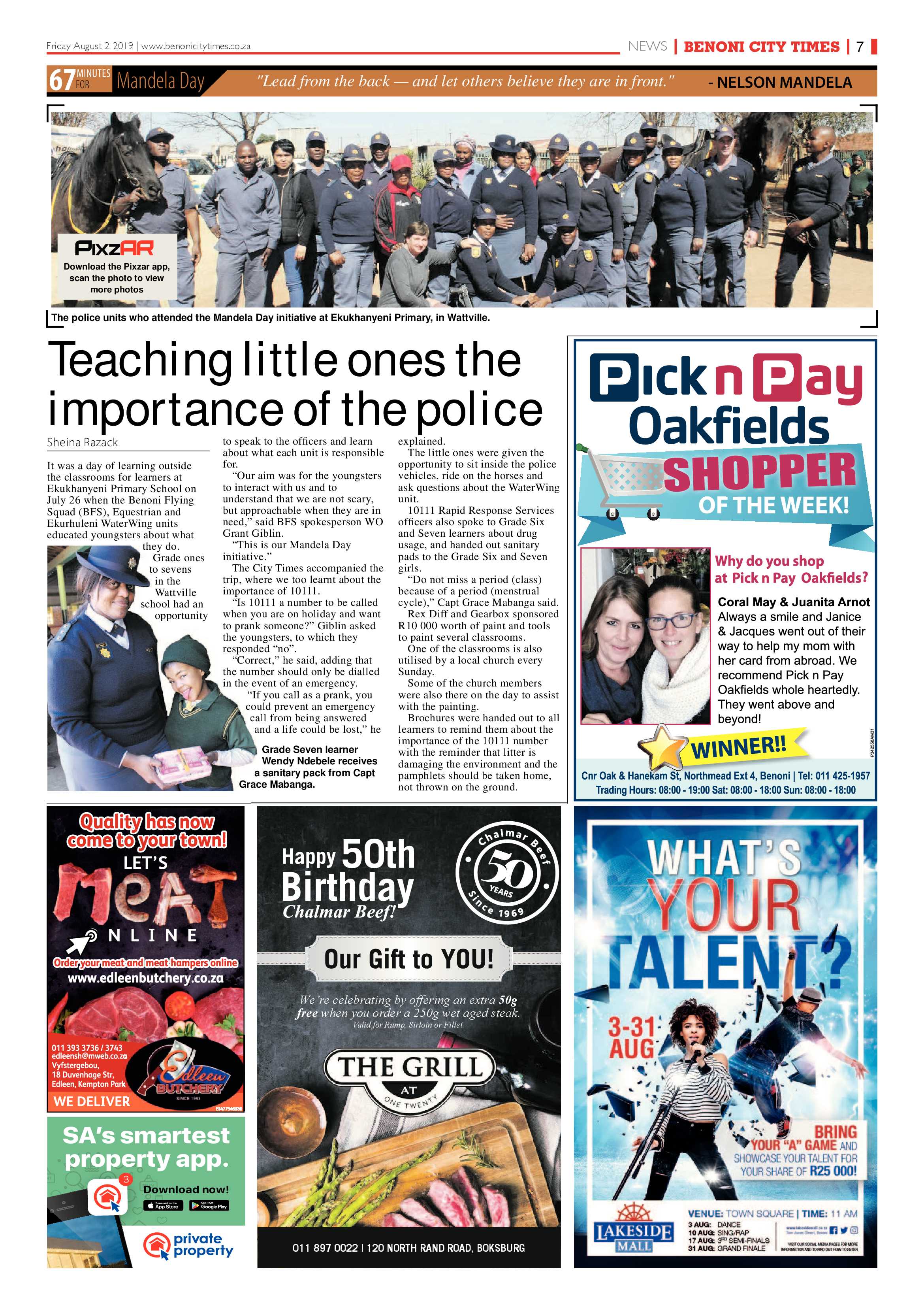 Benoni City Times 01 August 2019 page 7