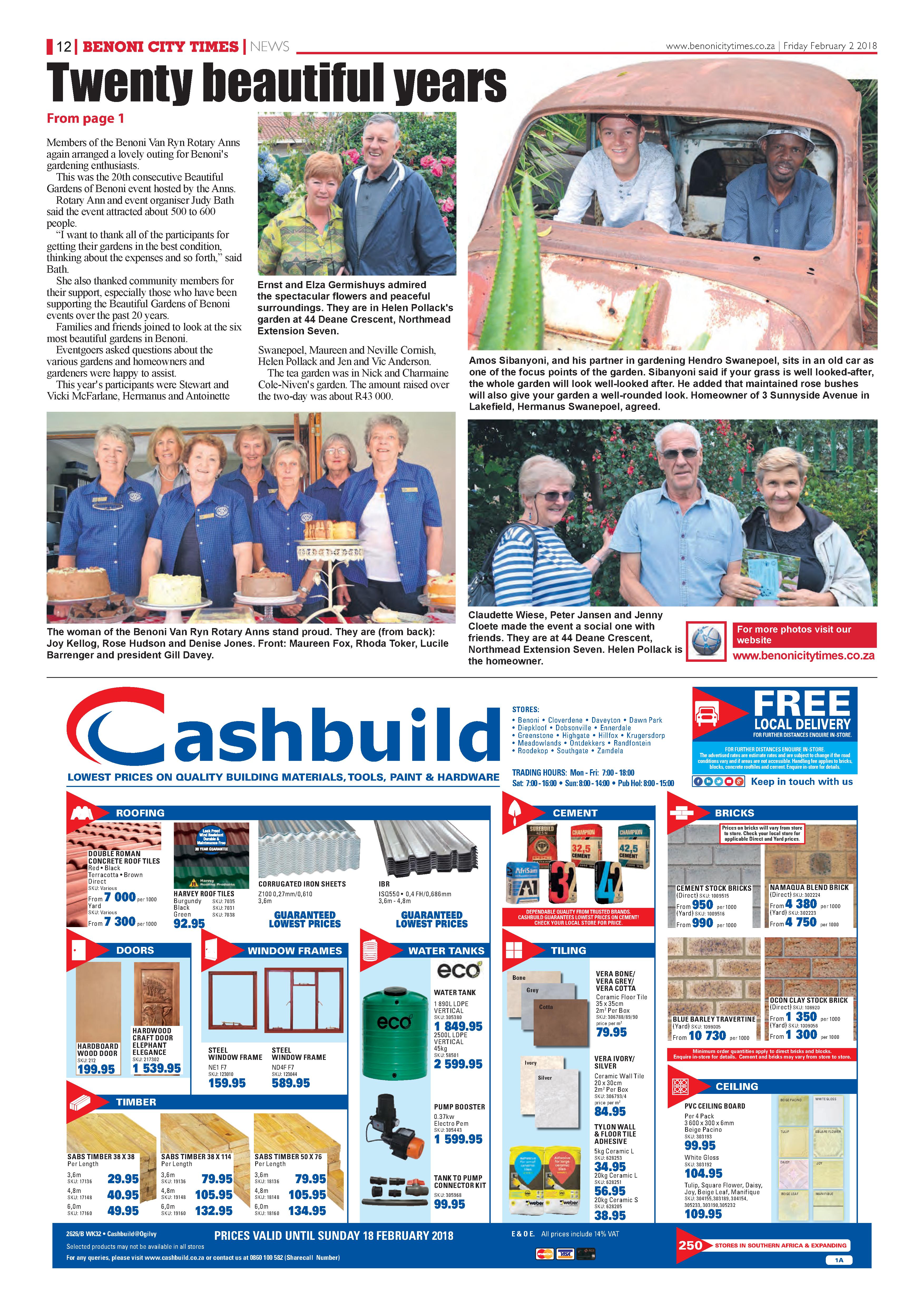Benoni City Times 01 February 2018 page 12