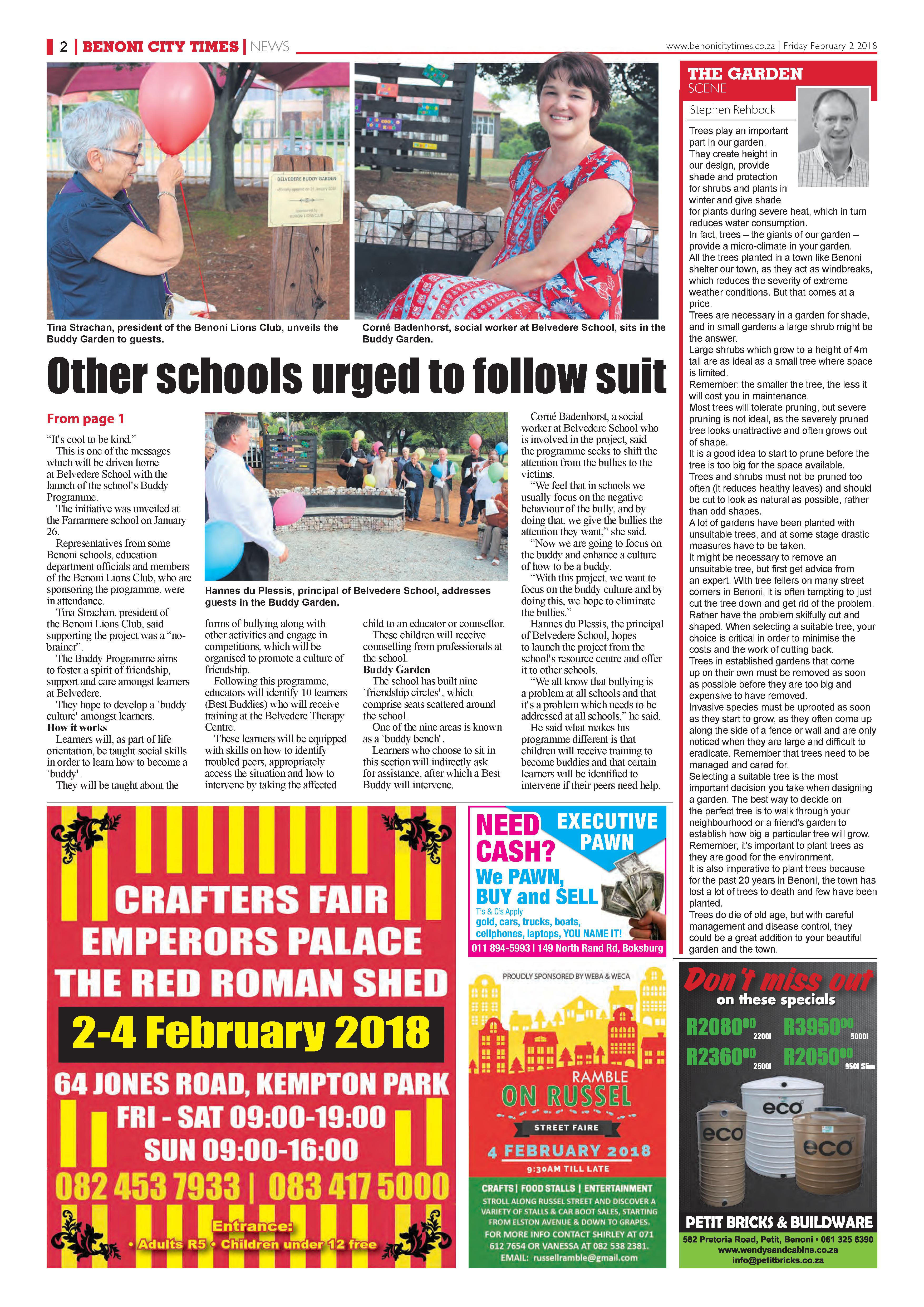 Benoni City Times 01 February 2018 page 2