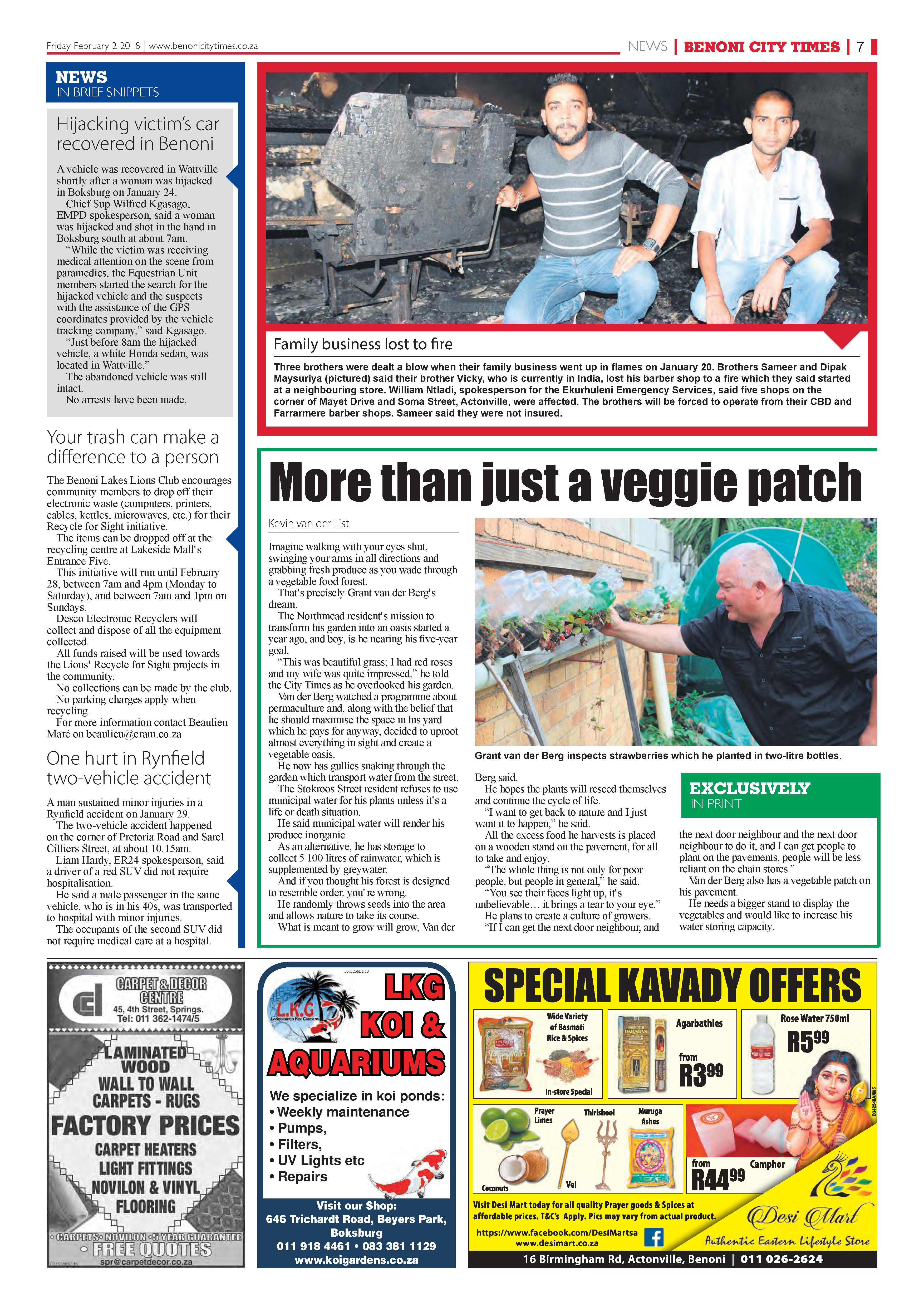 Benoni City Times 01 February 2018 page 7