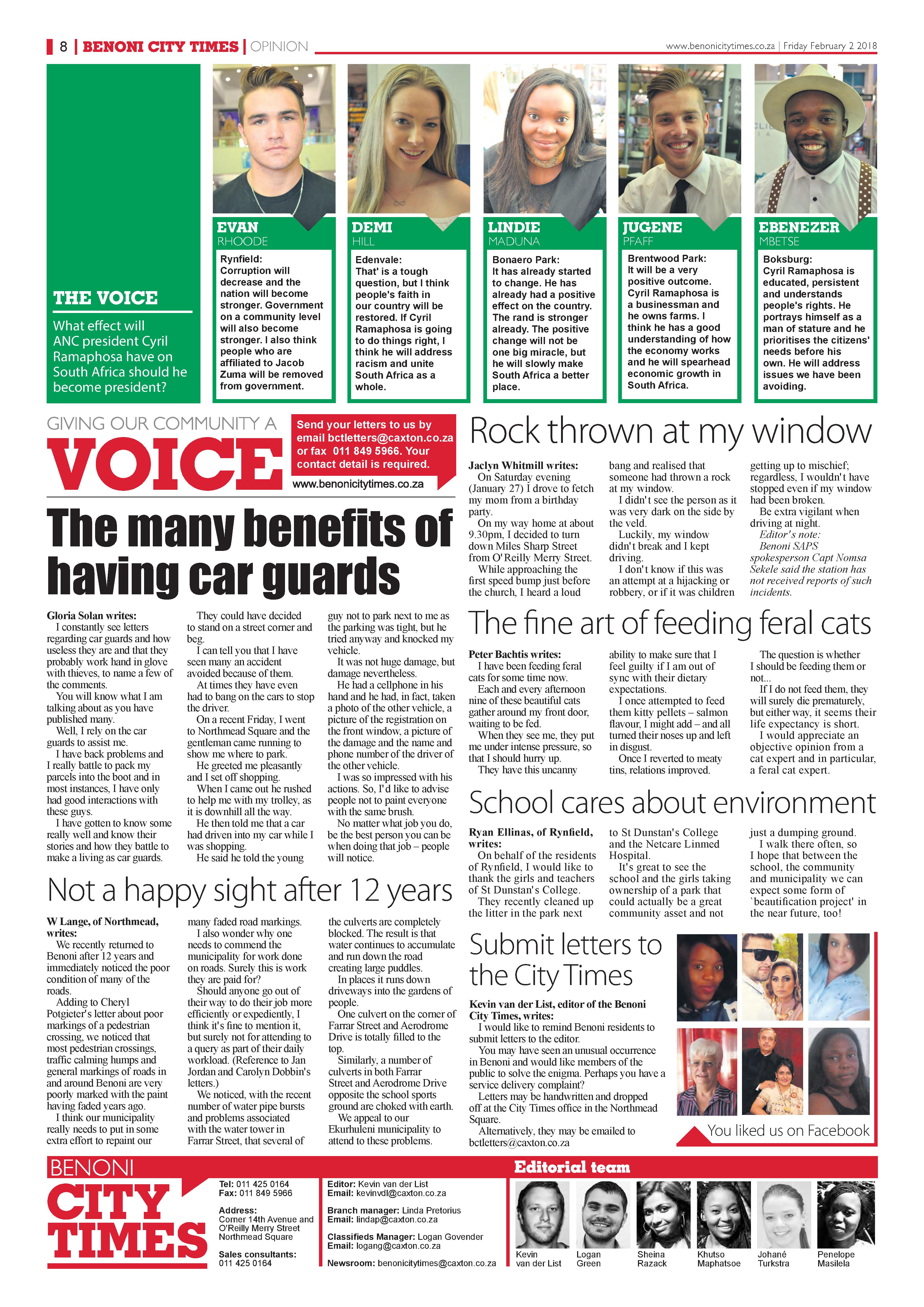 Benoni City Times 01 February 2018 page 8