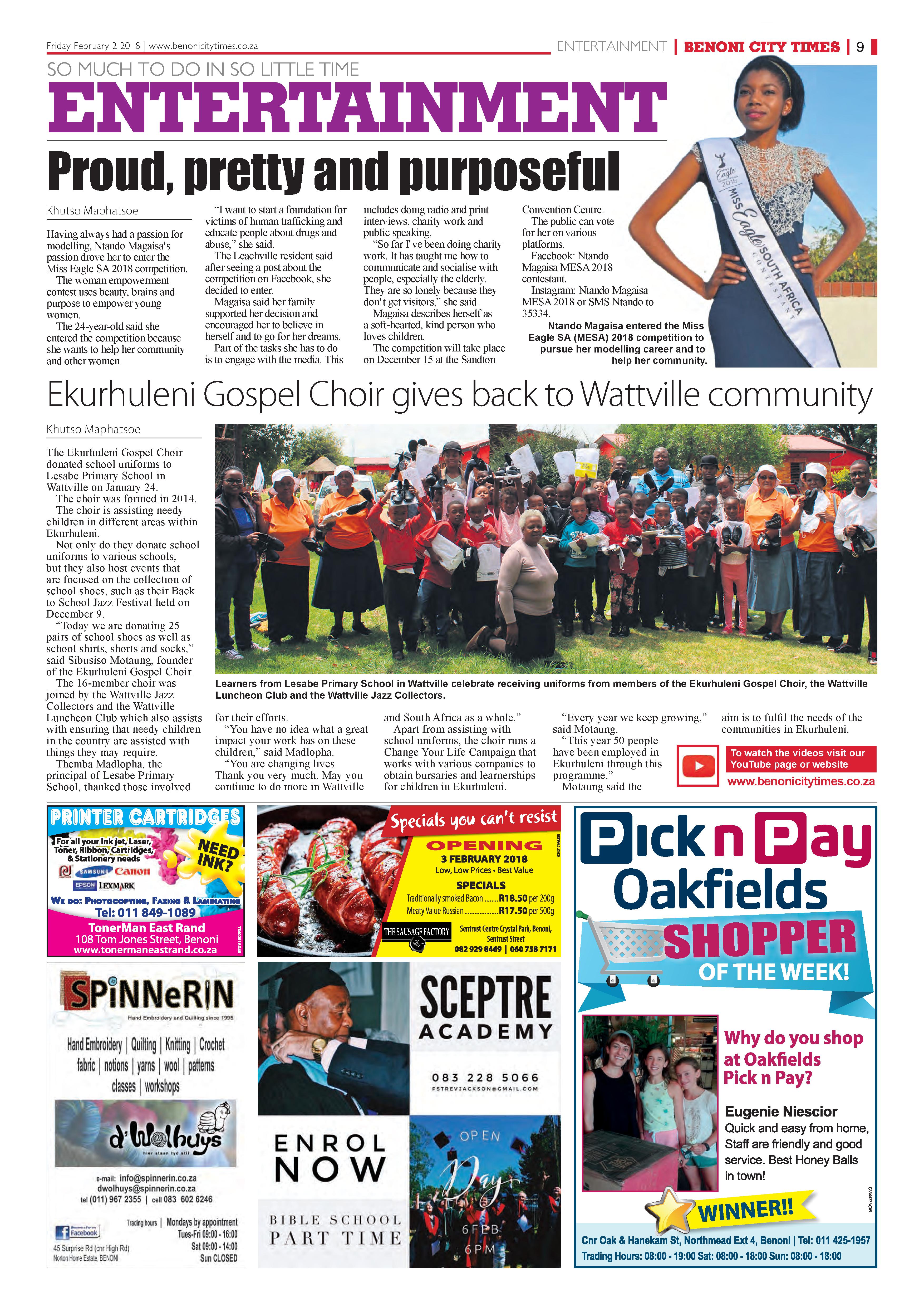 Benoni City Times 01 February 2018 page 9