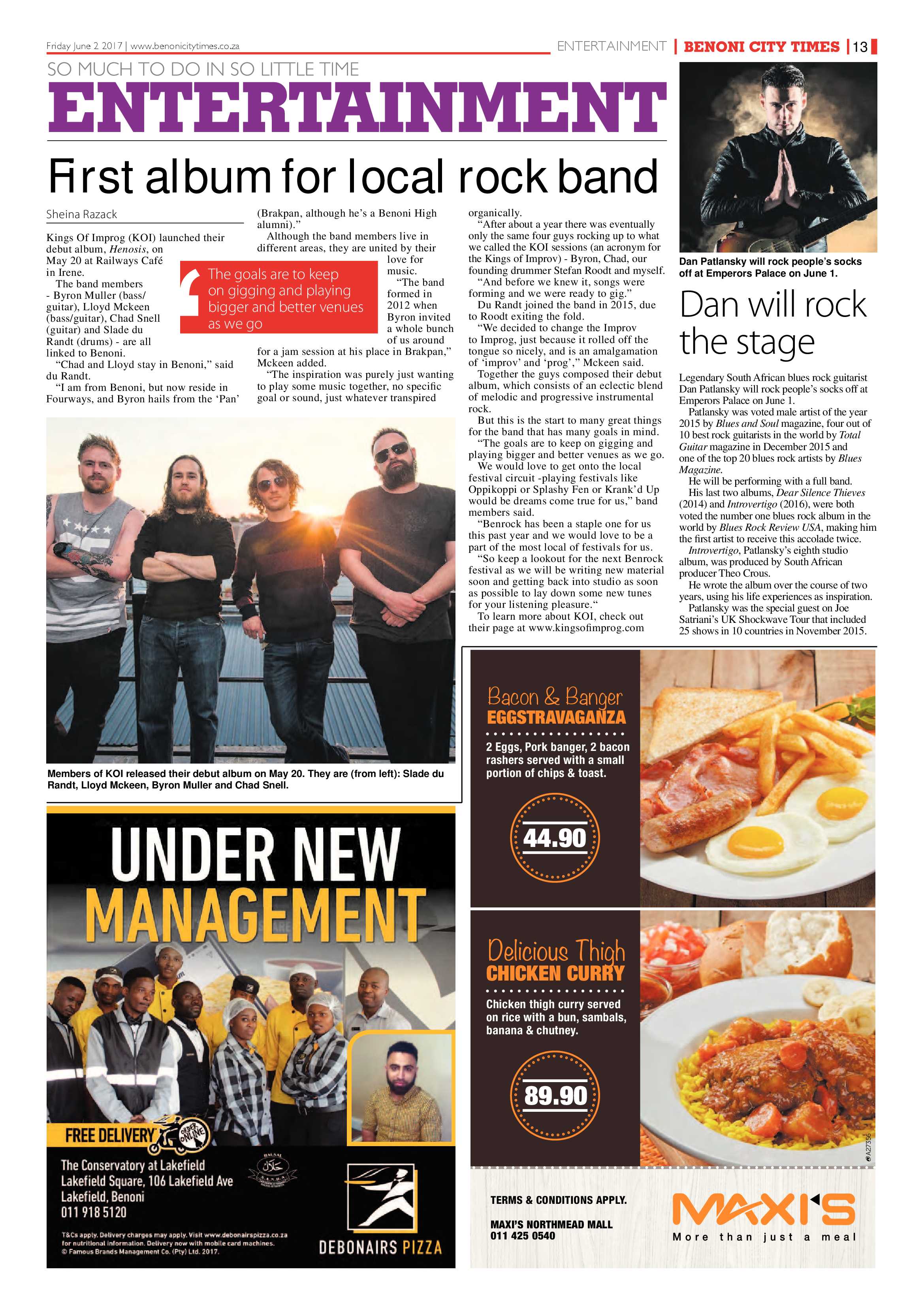 Benoni City Times 01 June 2017 page 13