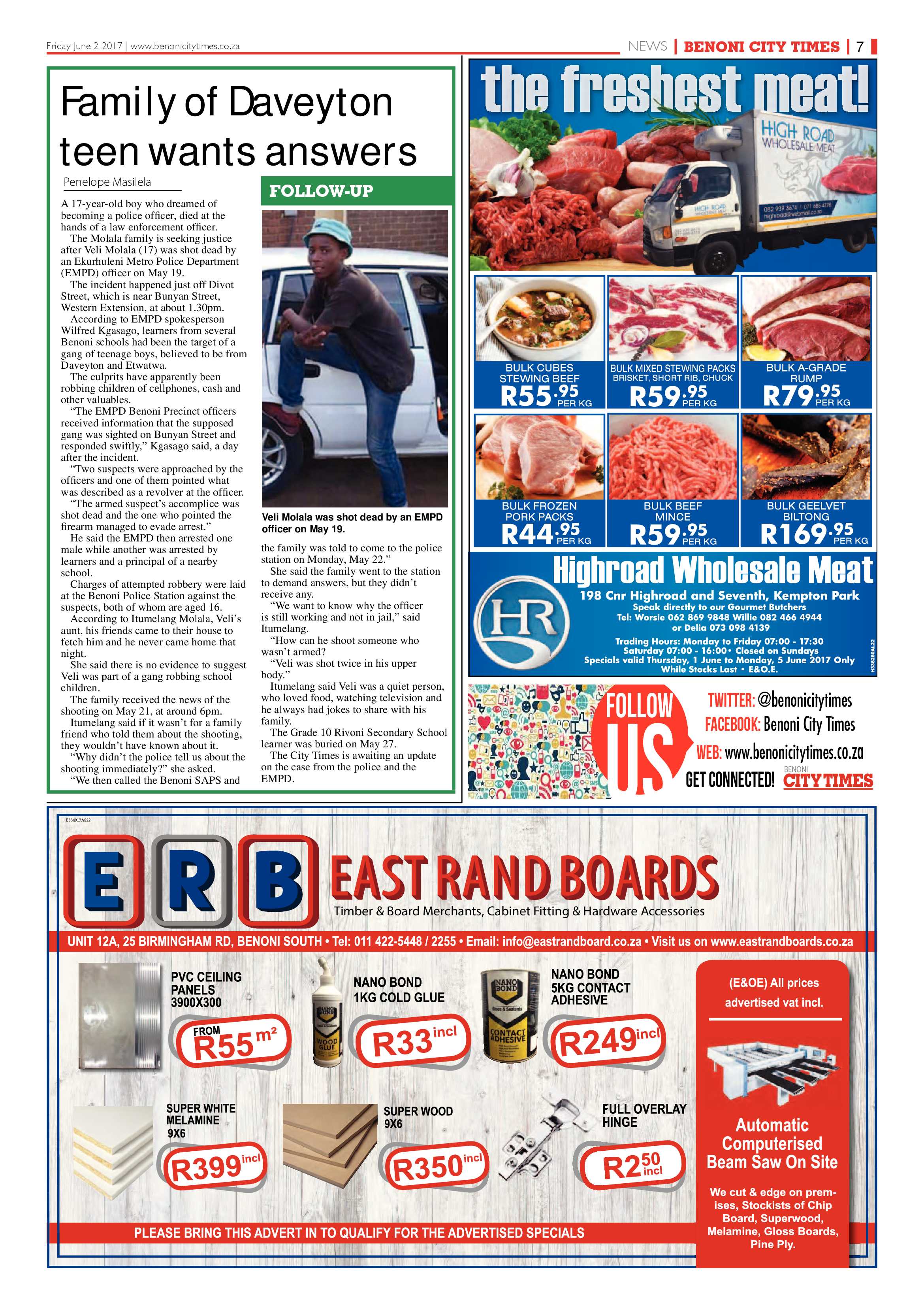 Benoni City Times 01 June 2017 page 7