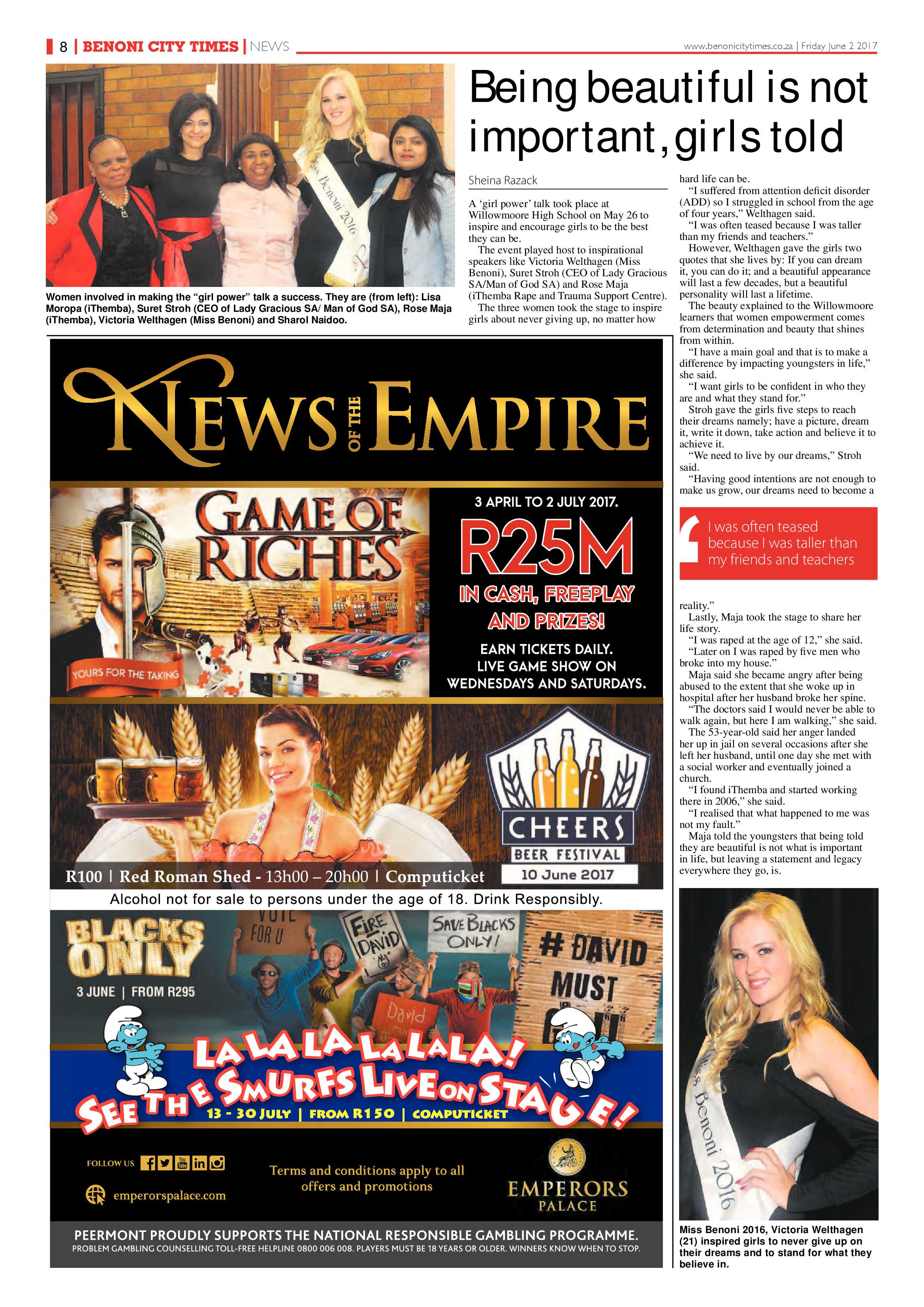 Benoni City Times 01 June 2017 page 8