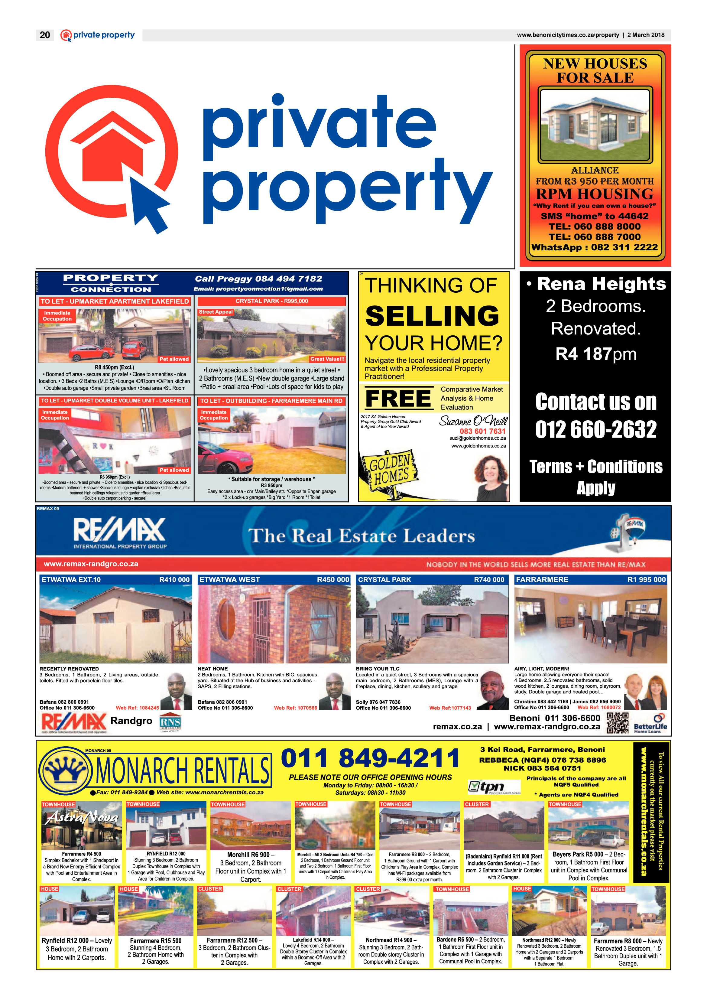 Benoni City Times 01 March 2018 page 20