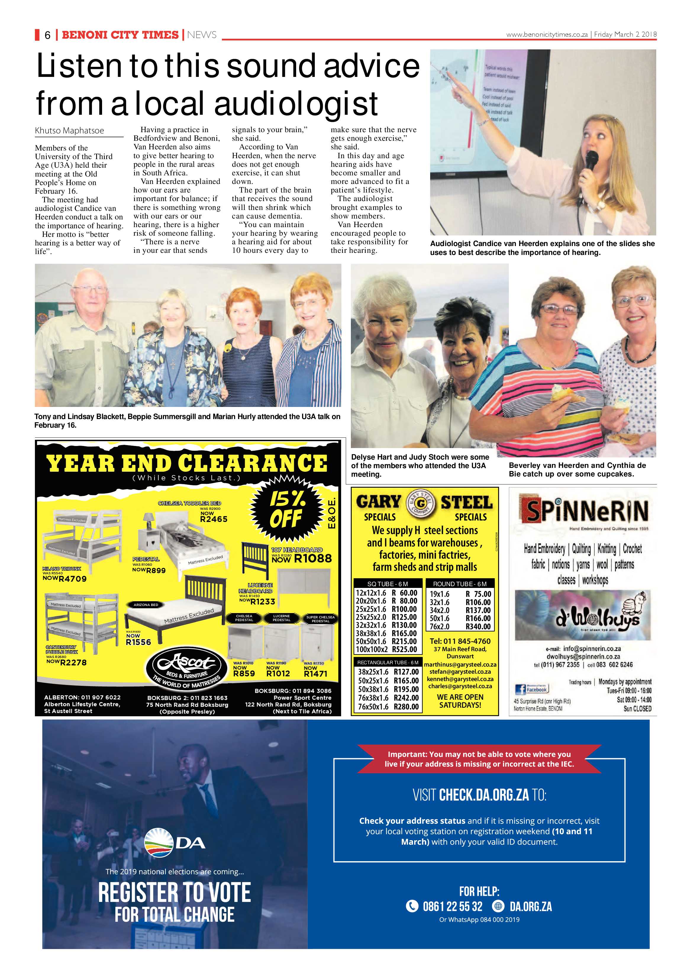 Benoni City Times 01 March 2018 page 6