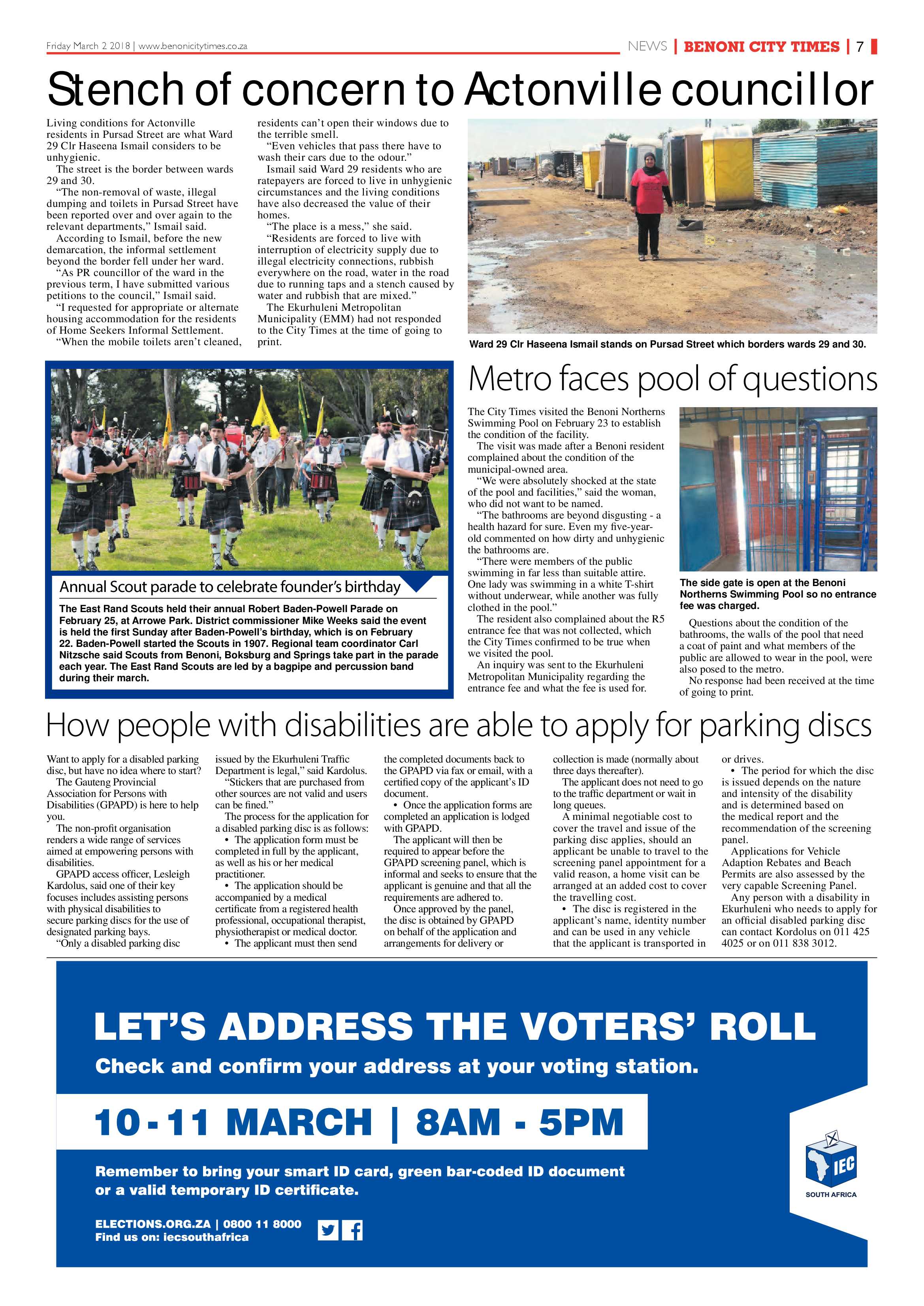 Benoni City Times 01 March 2018 page 7