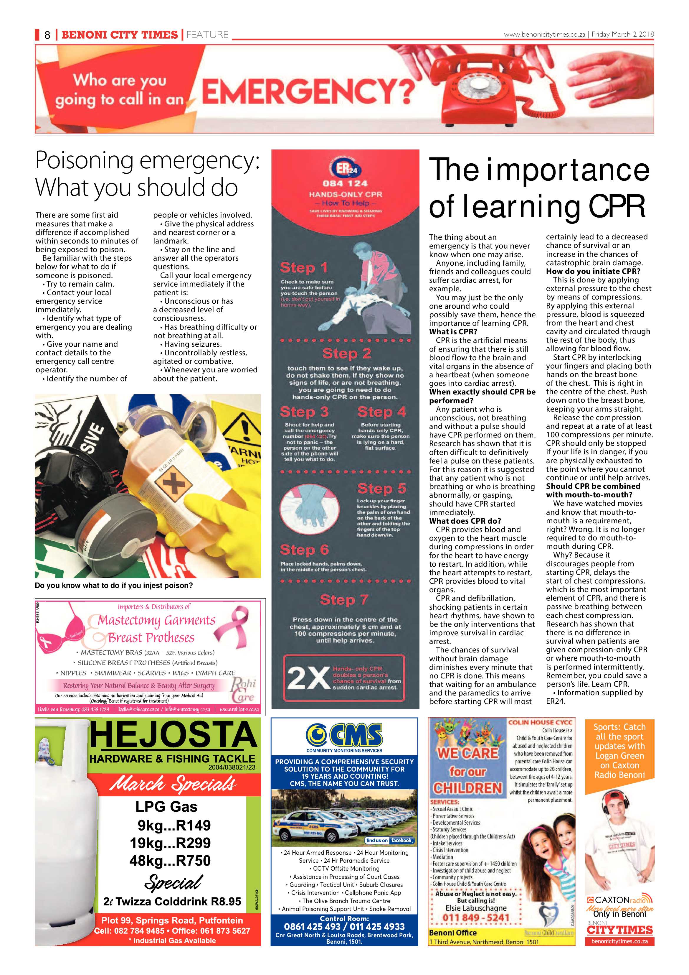 Benoni City Times 01 March 2018 page 8