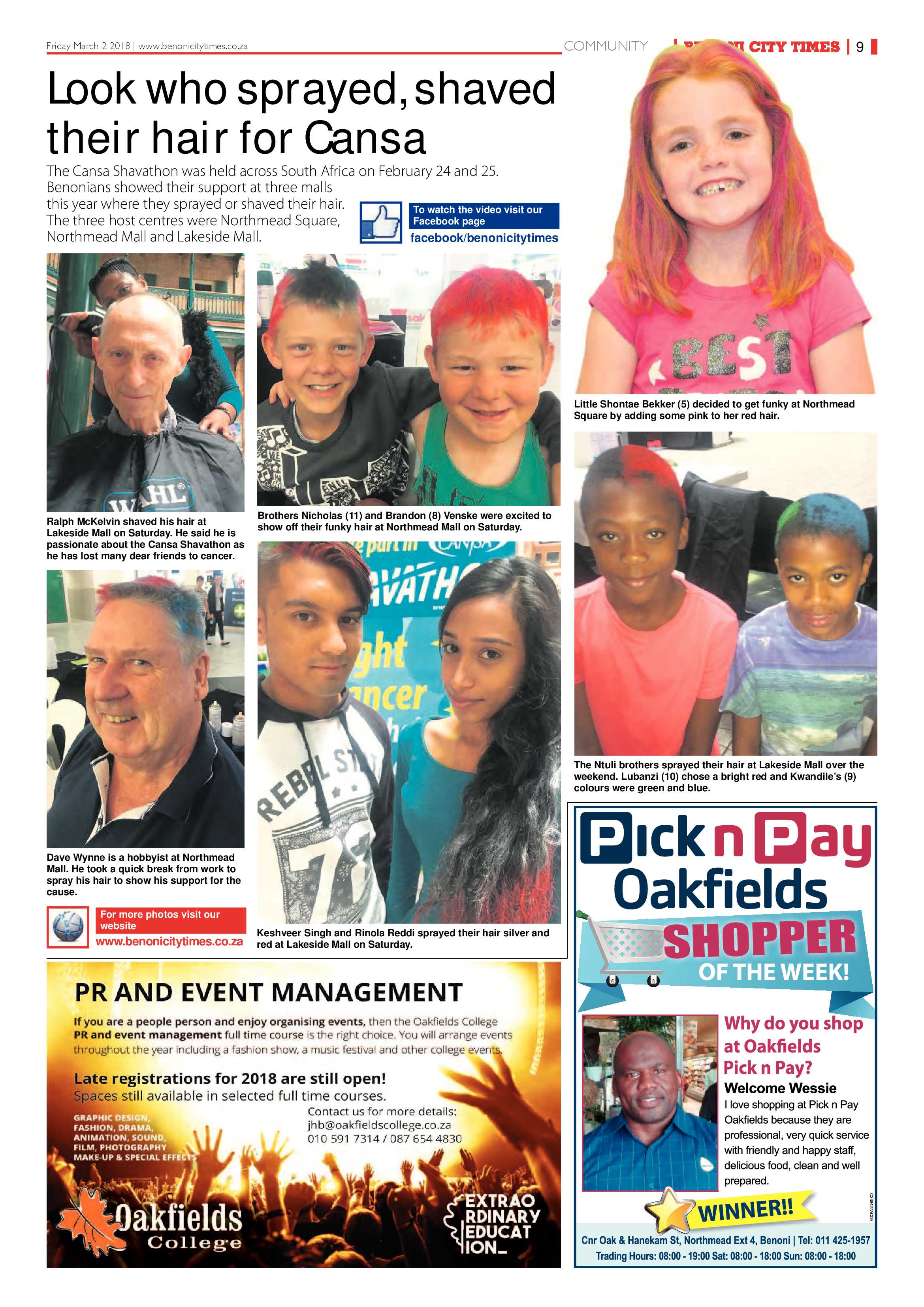 Benoni City Times 01 March 2018 page 9