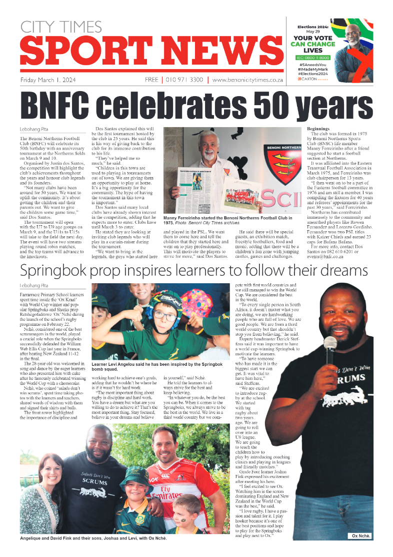 Benoni City Times 01 March 2024 page 12