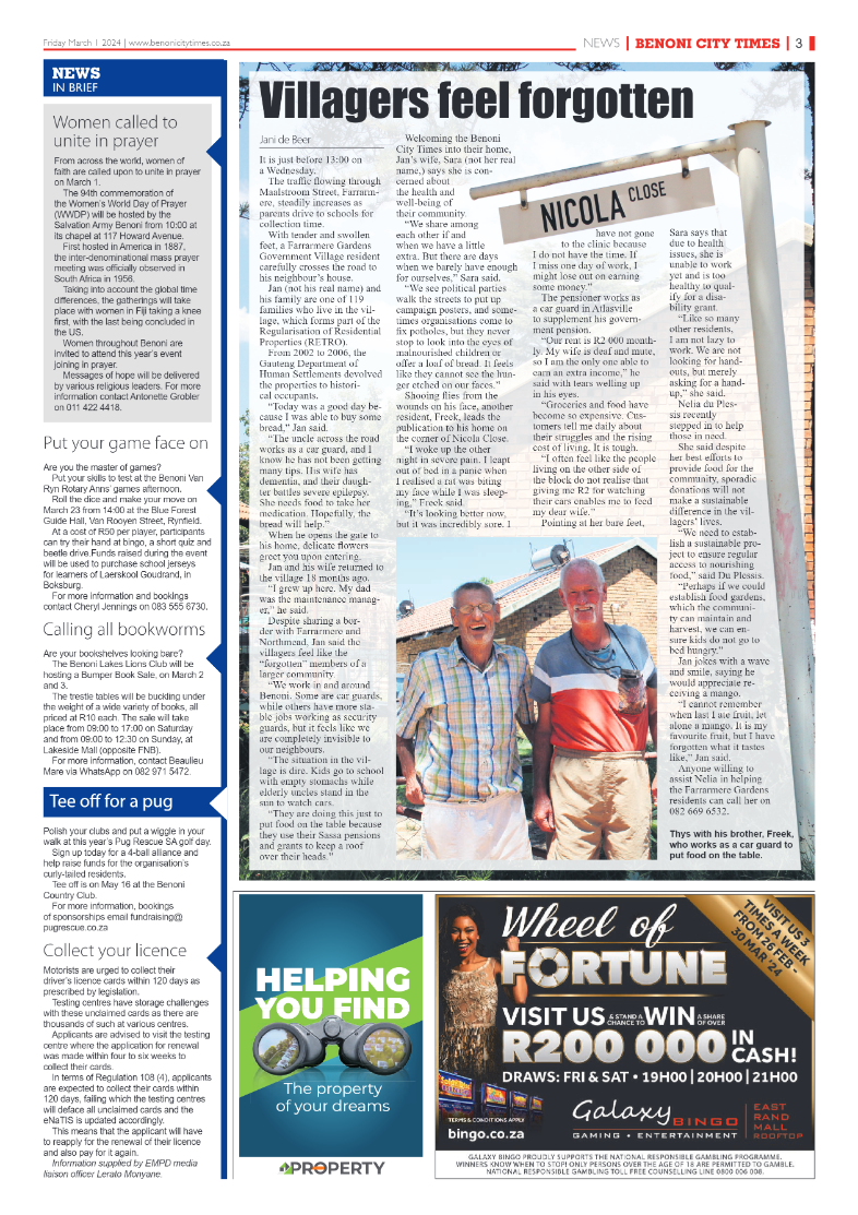 Benoni City Times 01 March 2024 page 3