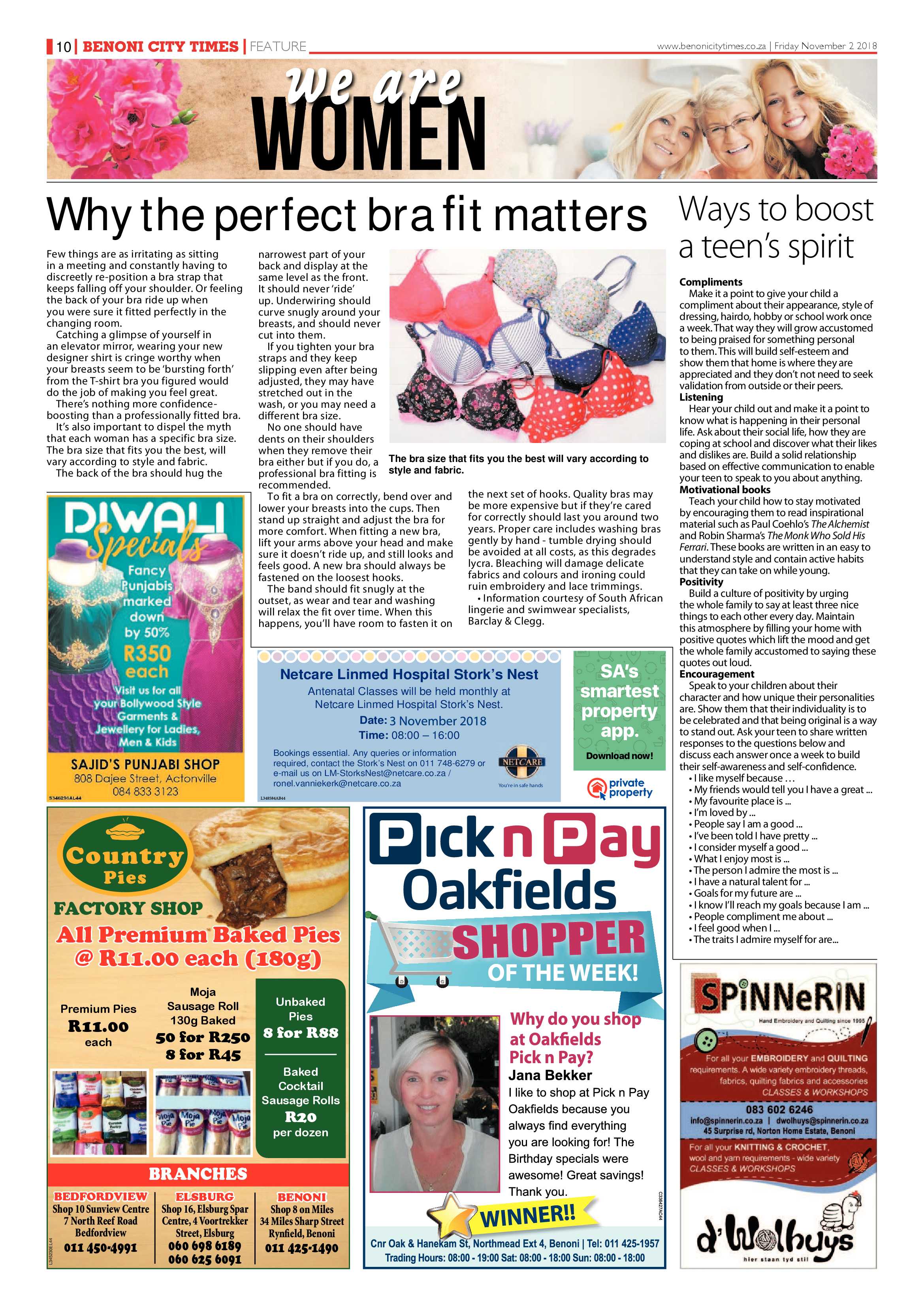 Benoni City Times 01 November 2018 page 10