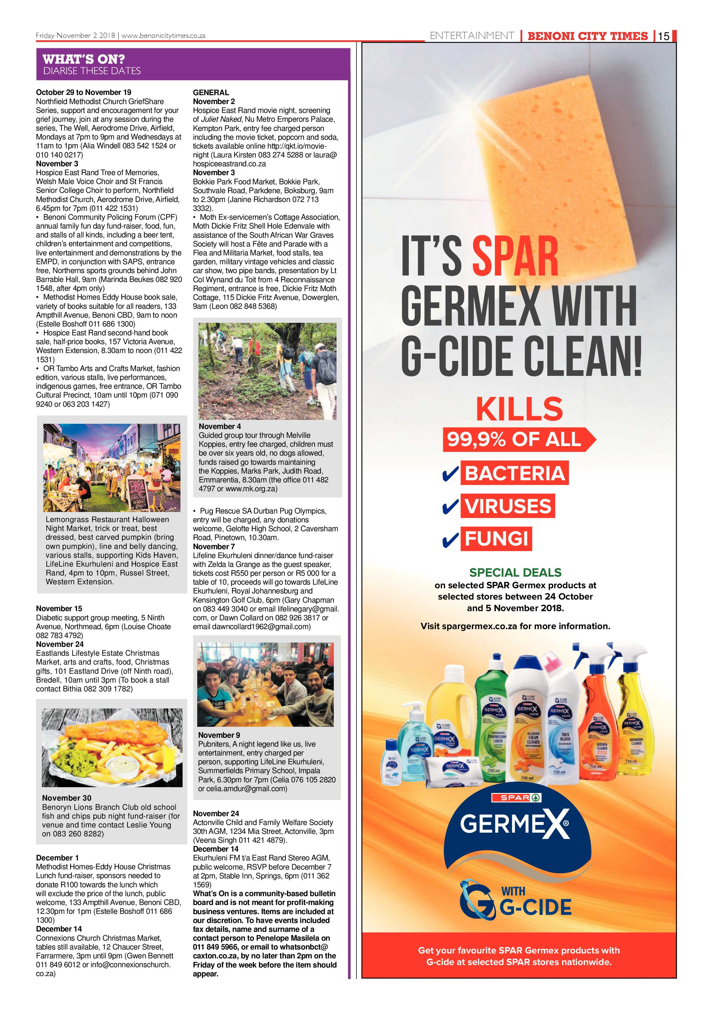 Benoni City Times 01 November 2018 page 15