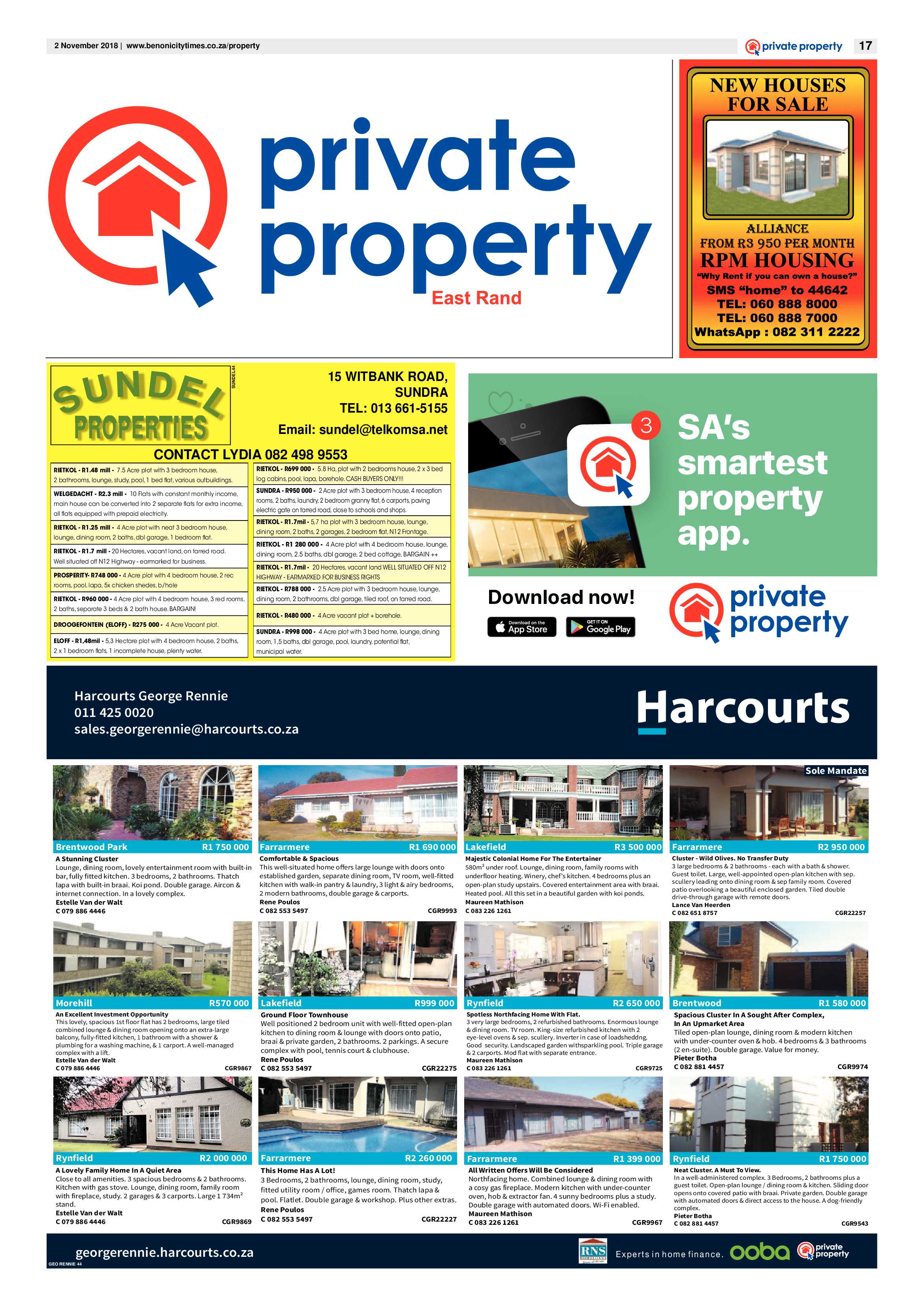 Benoni City Times 01 November 2018 page 17