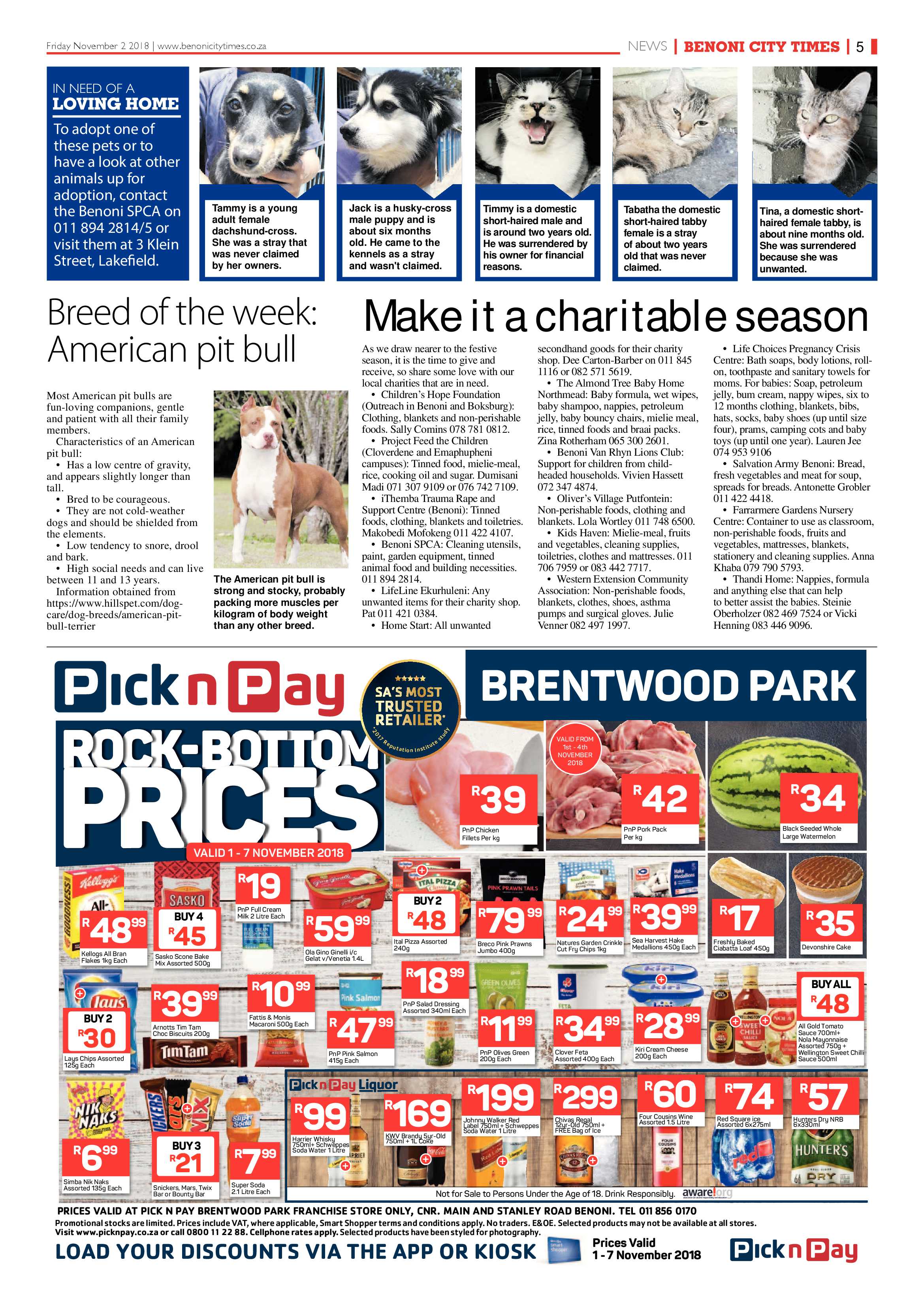 Benoni City Times 01 November 2018 page 5