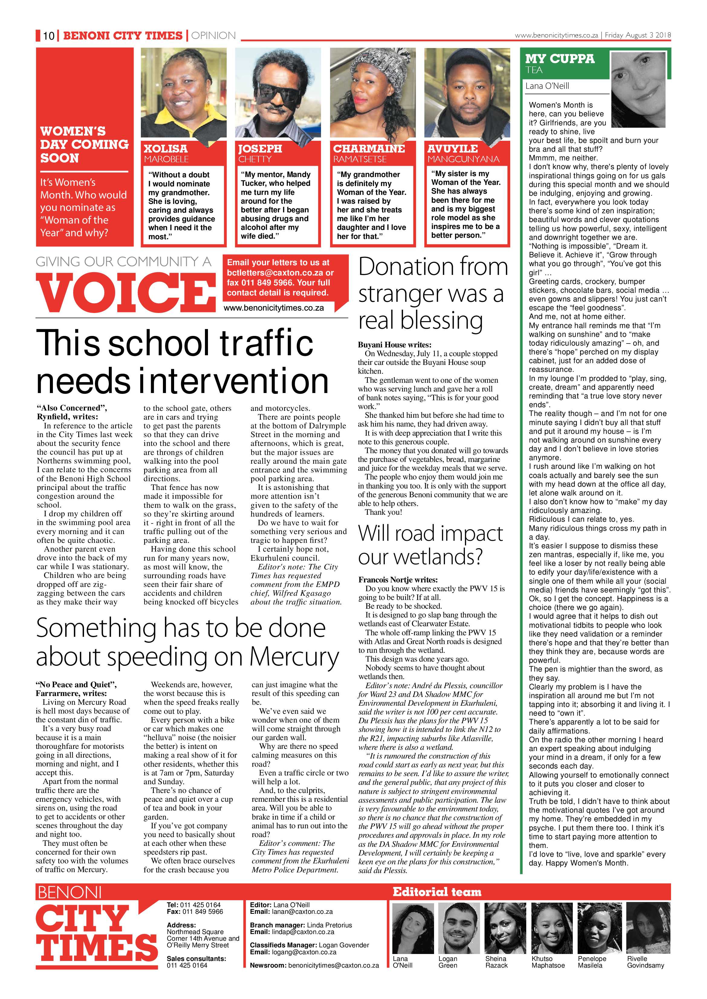 Benoni City Times 02 August 2018 page 10
