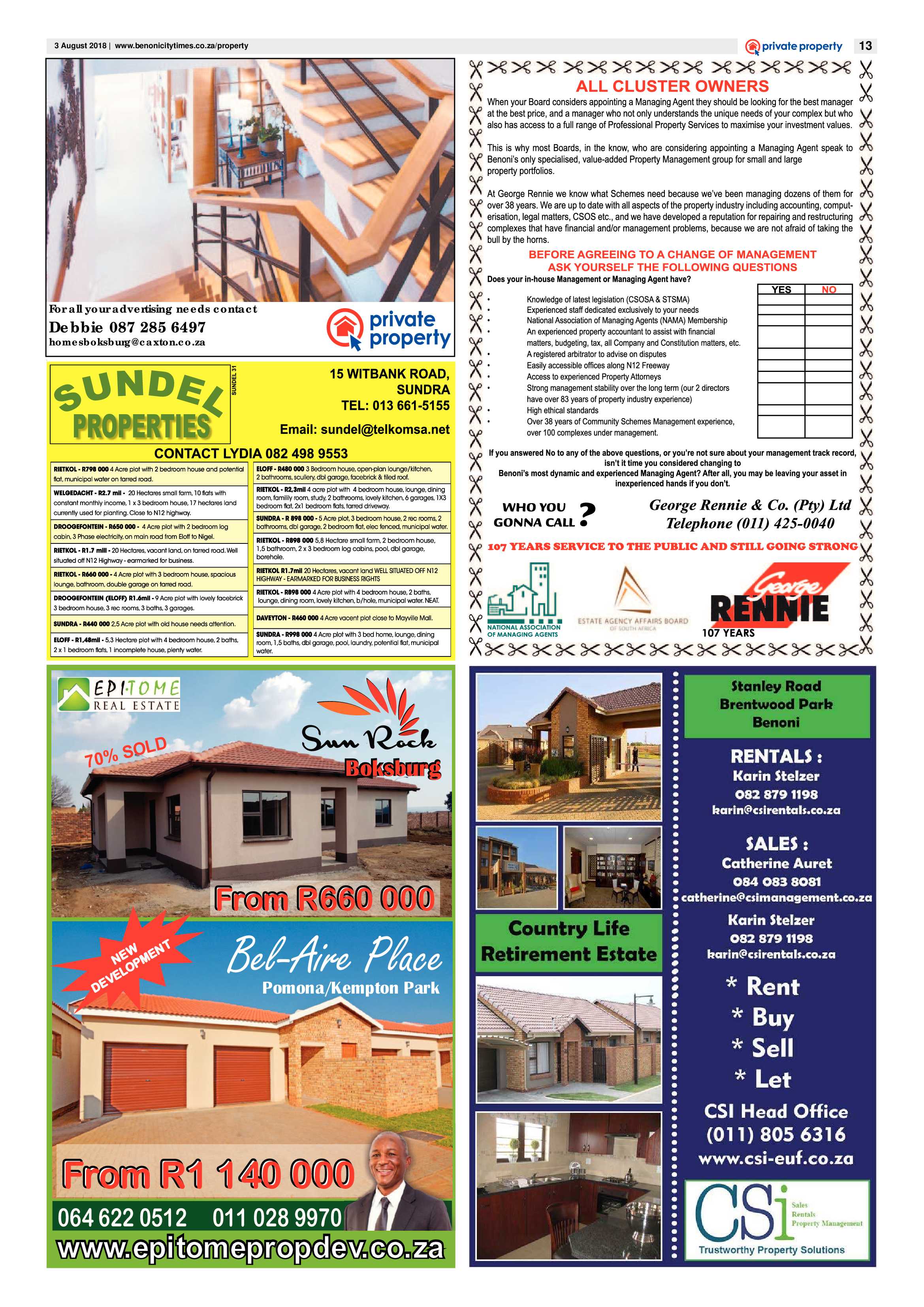 Benoni City Times 02 August 2018 page 13
