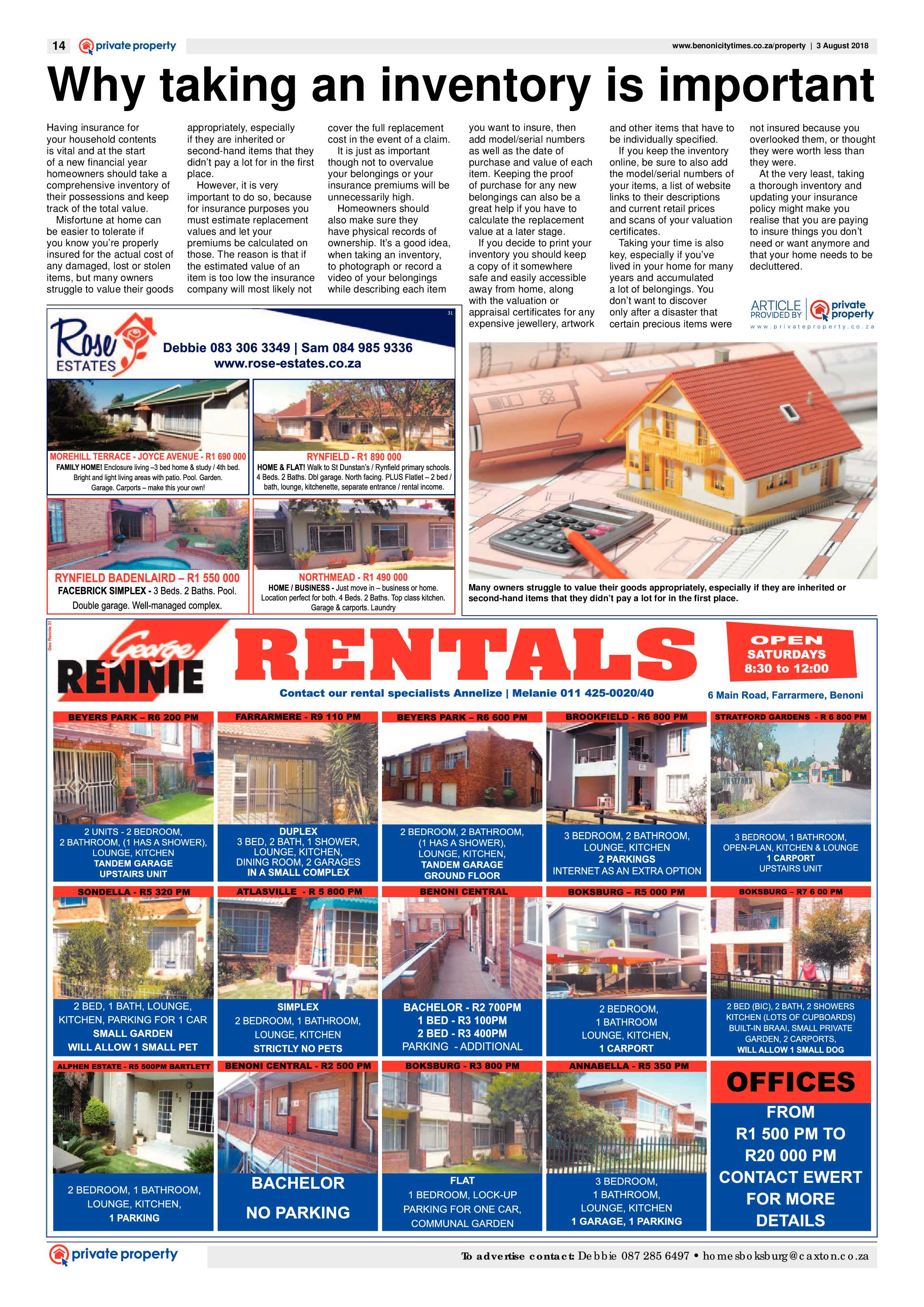 Benoni City Times 02 August 2018 page 14