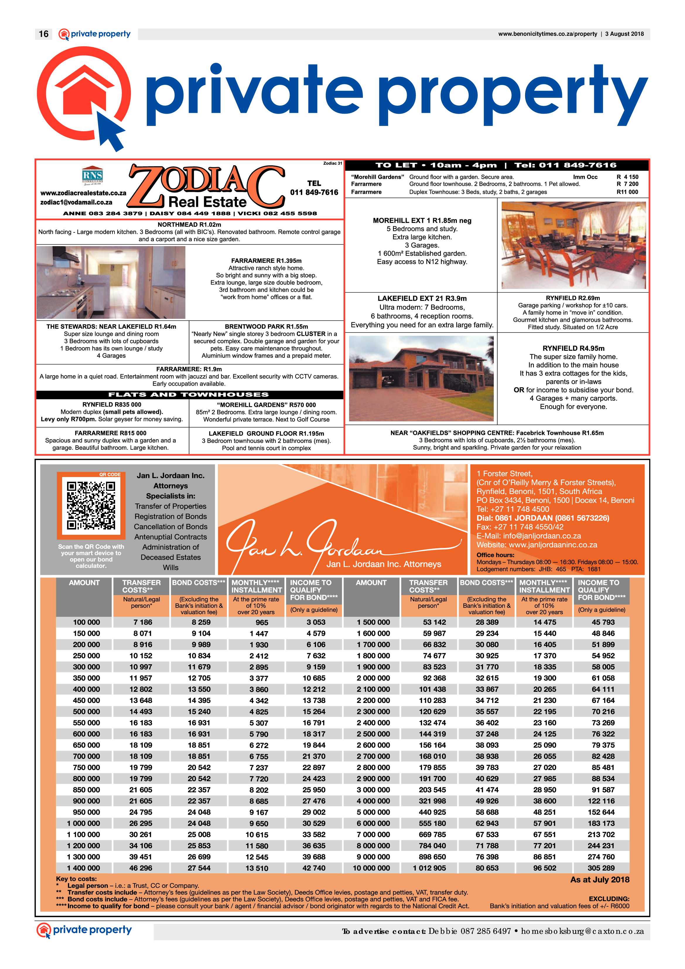 Benoni City Times 02 August 2018 page 16