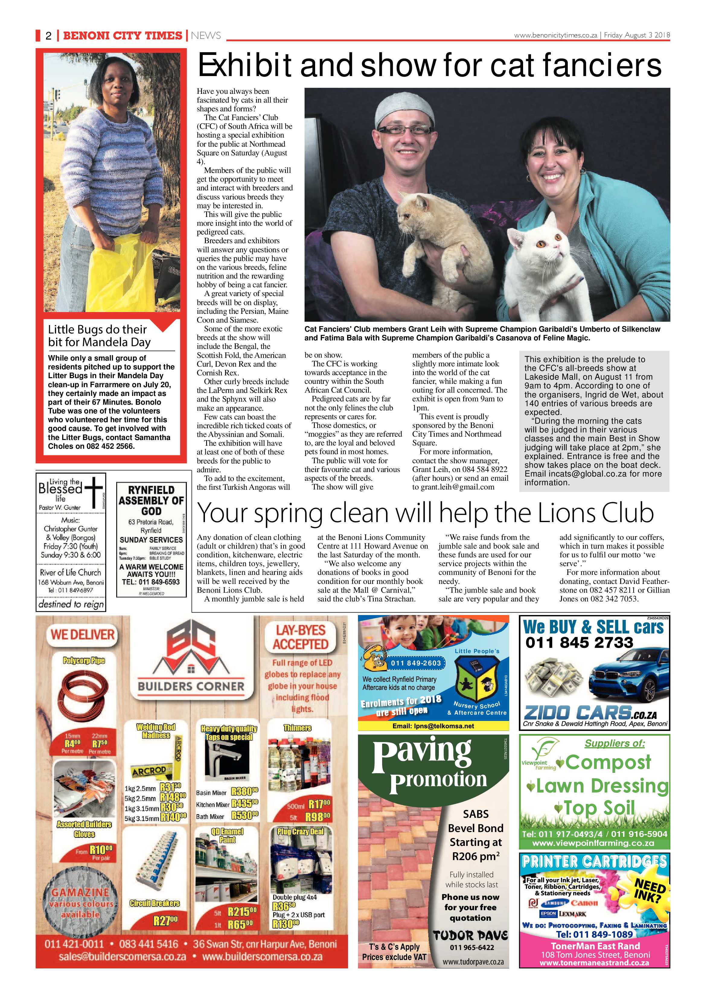 Benoni City Times 02 August 2018 page 2
