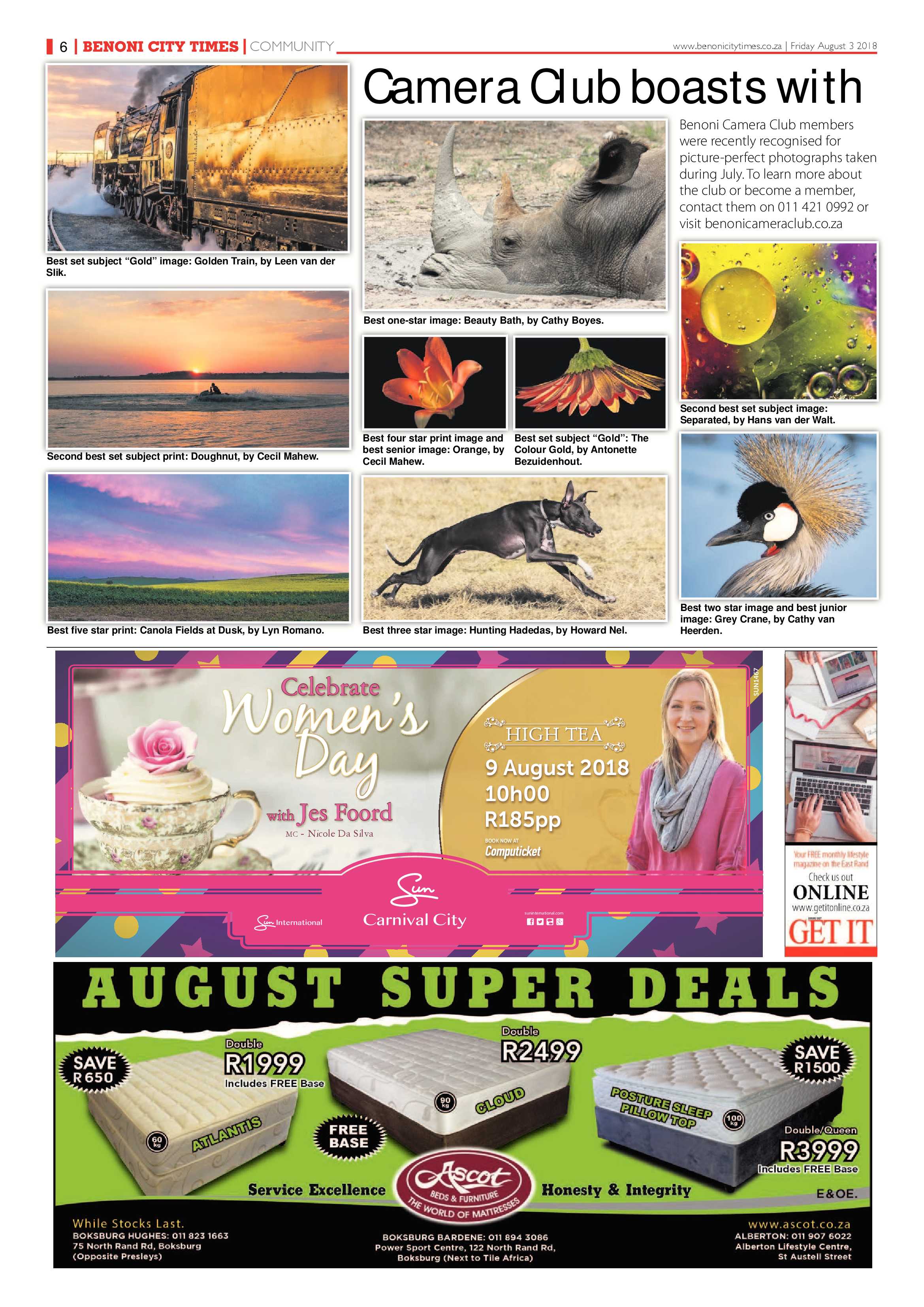 Benoni City Times 02 August 2018 page 6