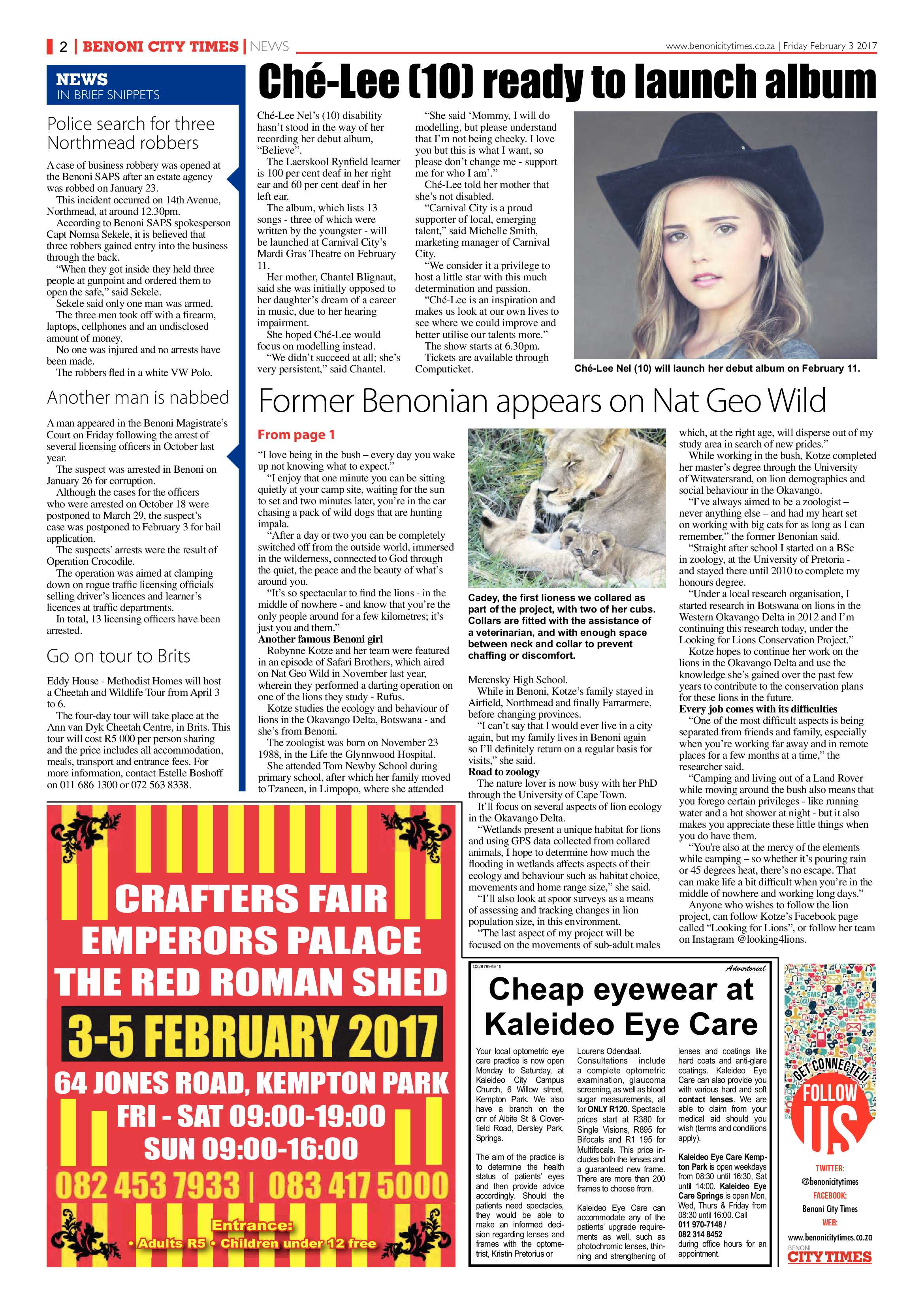 Benoni City Times 02 February 2017 page 2