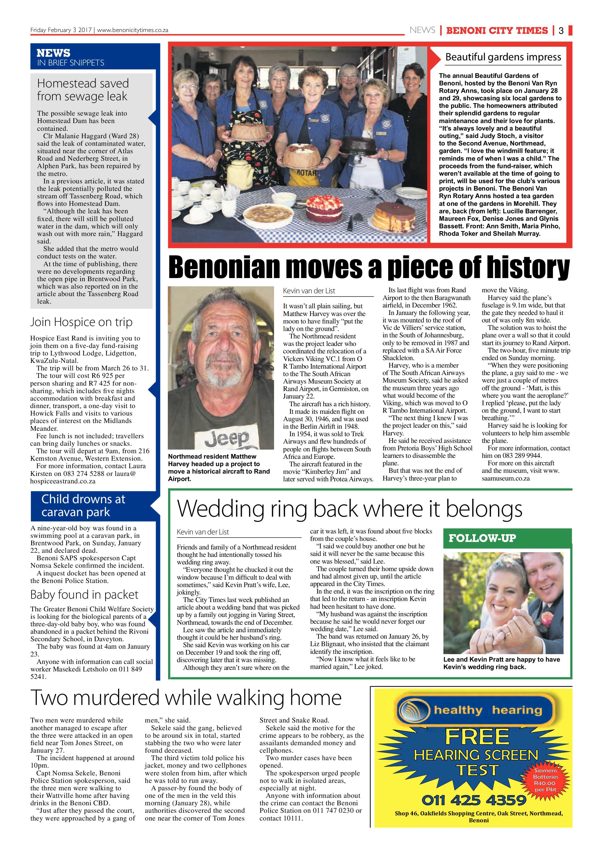 Benoni City Times 02 February 2017 page 3